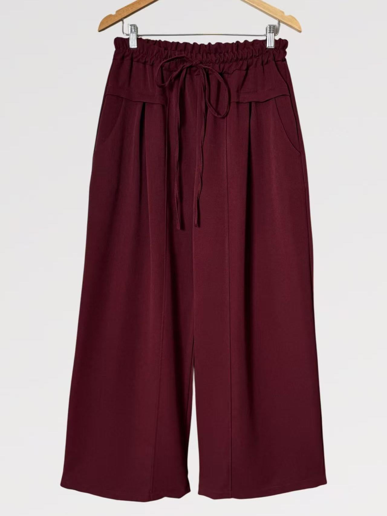 Pantaloni Culotte Donna – Vita Elasticizzata - made in italy
