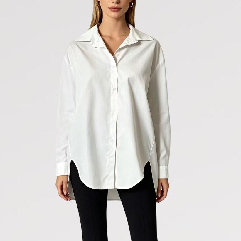 Camicia Over Basic in Cotone - Made in Italy