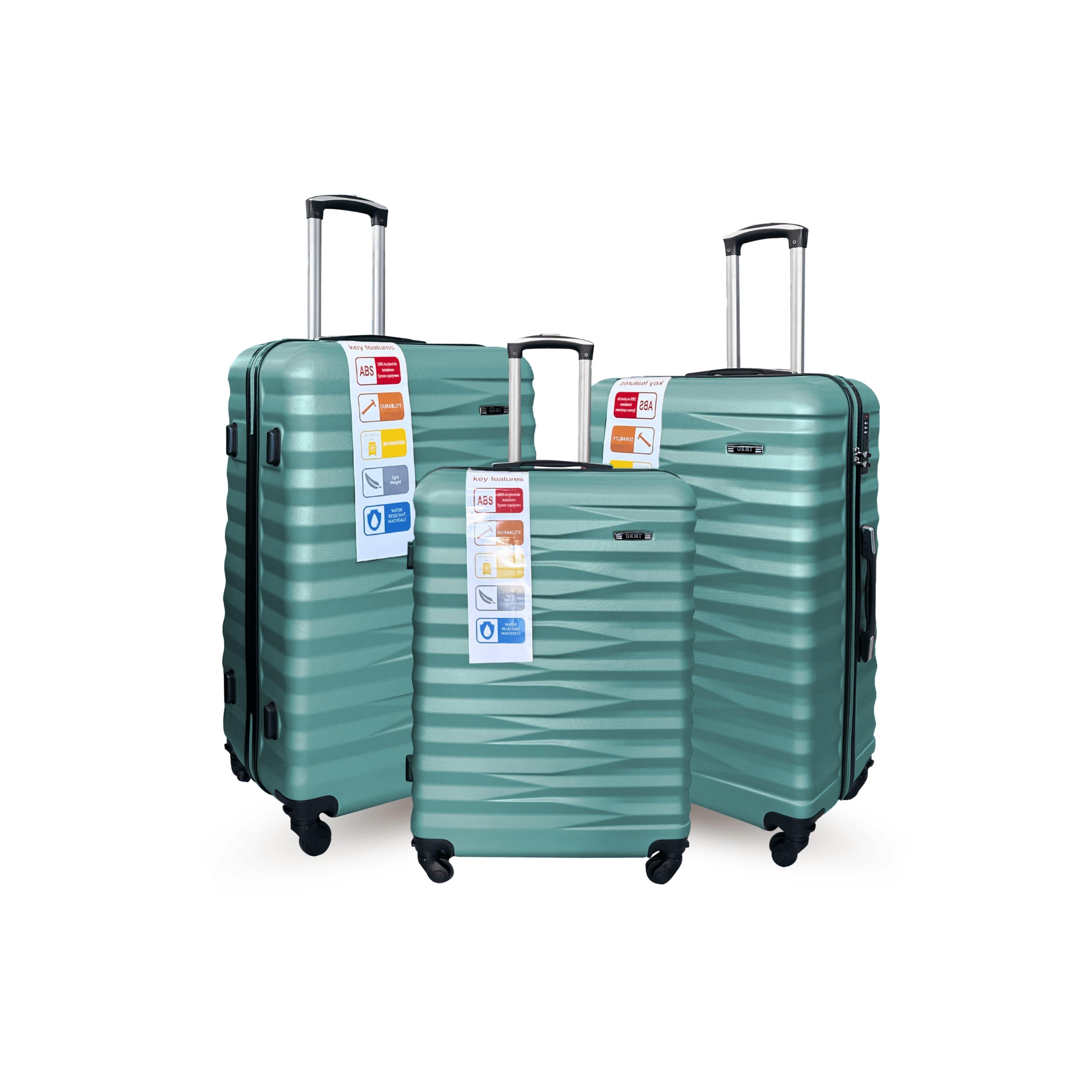 Set 3 Valigie ORMI WaveStyle (3 Pezzi) – S/M/L