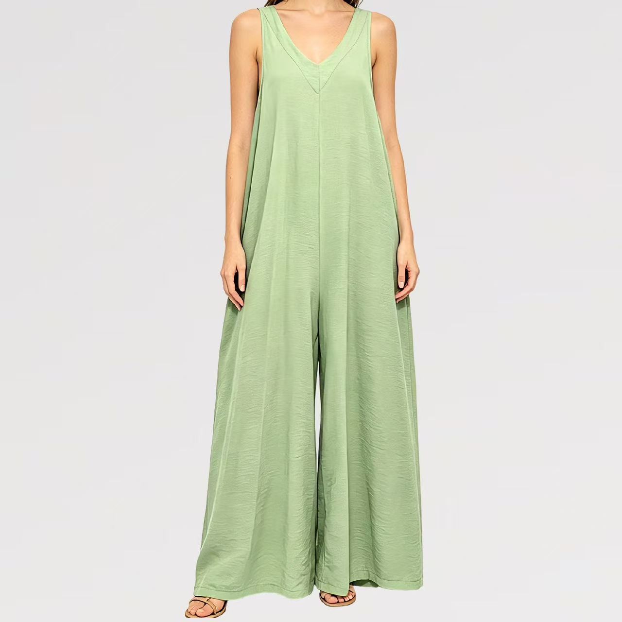 Tuta Infinity Flow – Jumpsuit Palazzo Viscosa - Made in Italy
