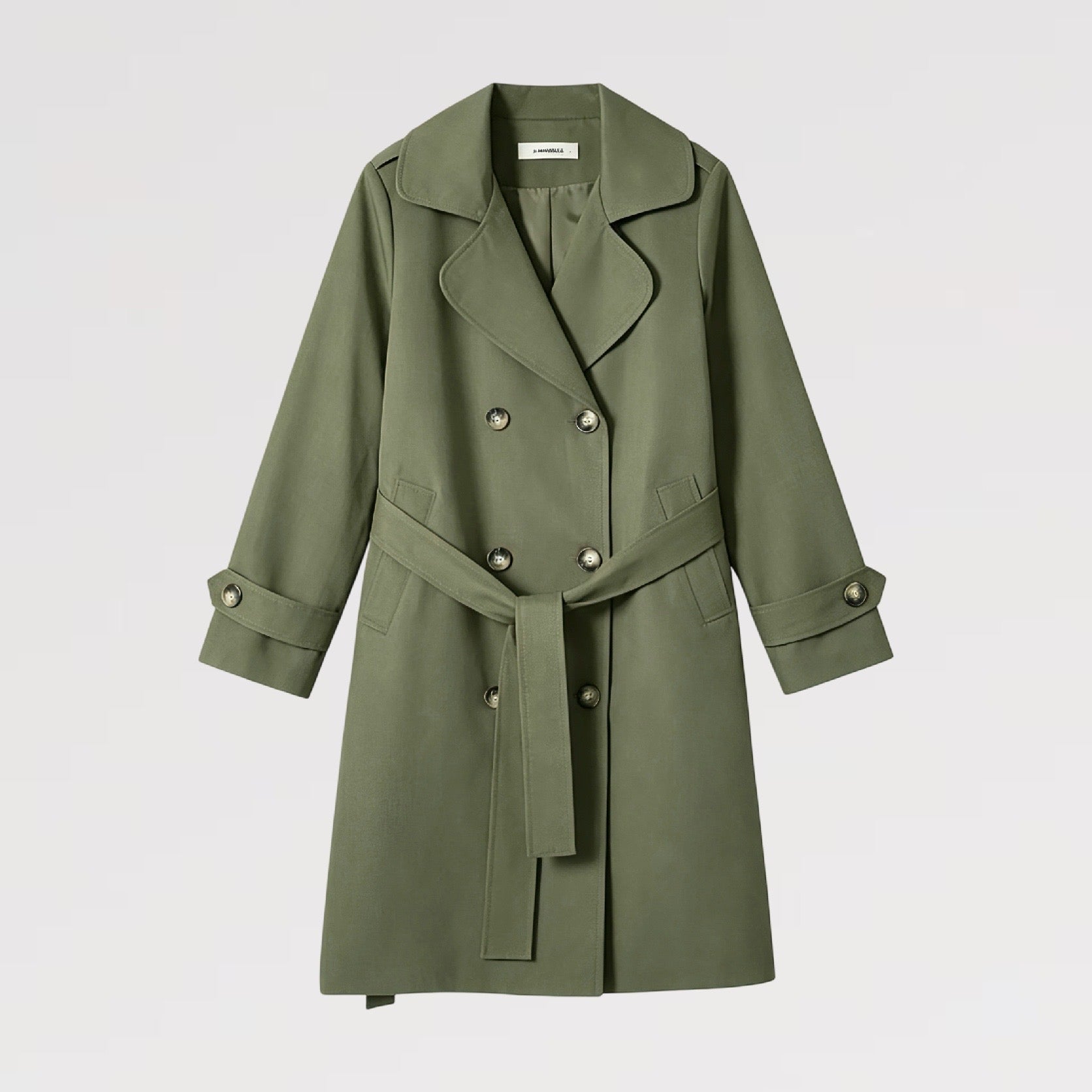 【Lady First】Trench Coat Elegance - Made in Italy - Eleganza Italiana con Stile Distintivo e Design Affascinante Sette Colori Eleganti Cuffia