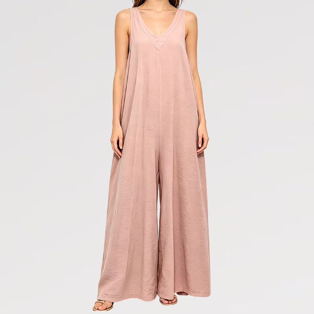 Tuta Infinity Flow – Jumpsuit Palazzo Viscosa - Made in Italy
