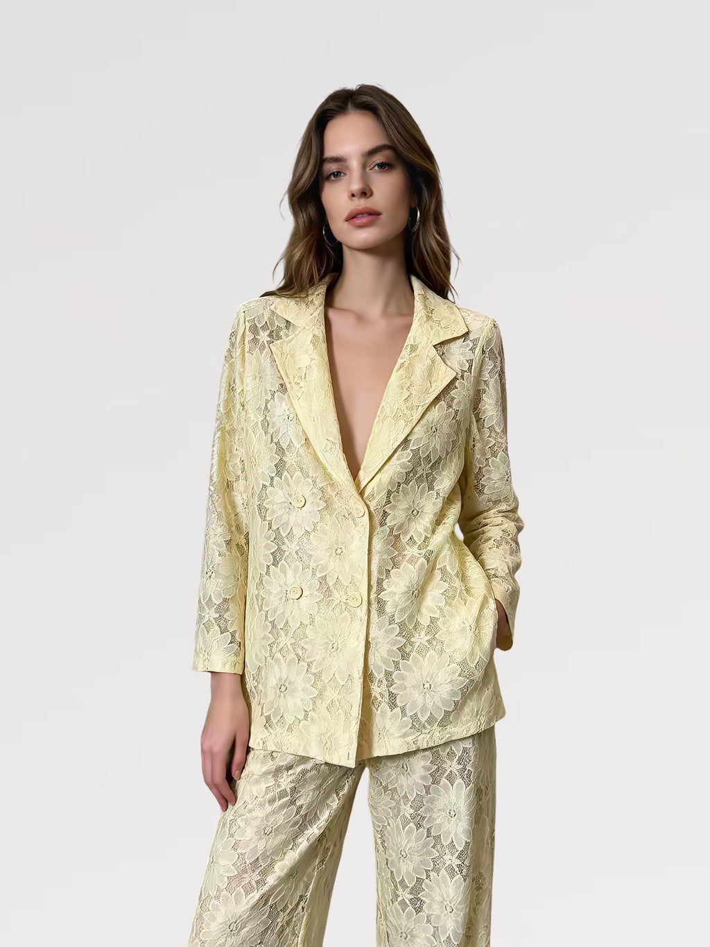 Completo Tailleur in Pizzo - Made in Italy
