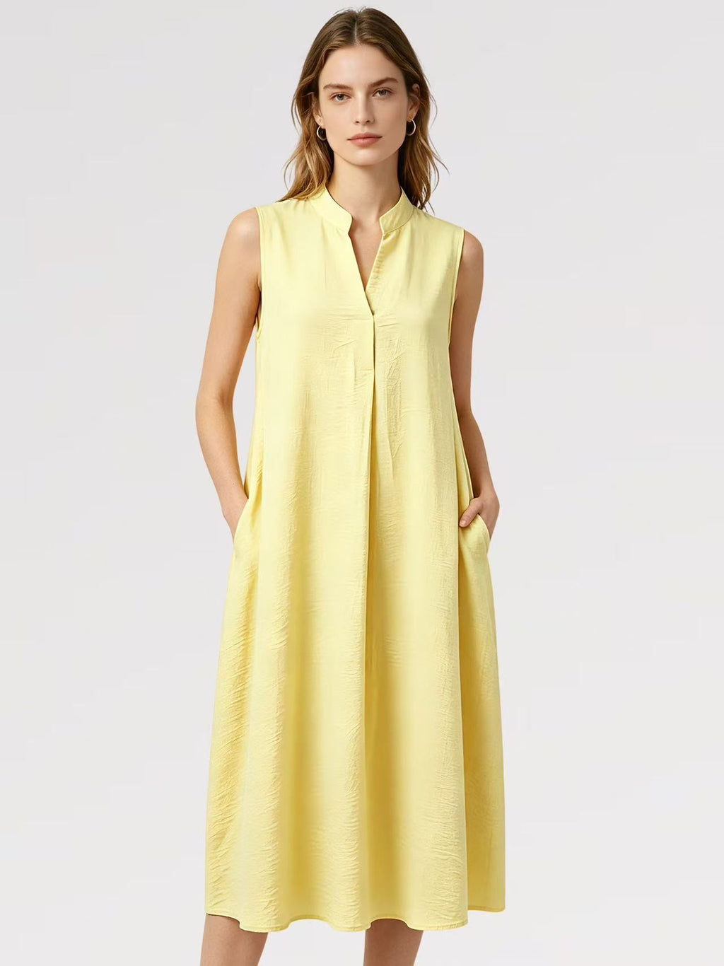 Abito Maxi Dress Fluido - Made in Italy