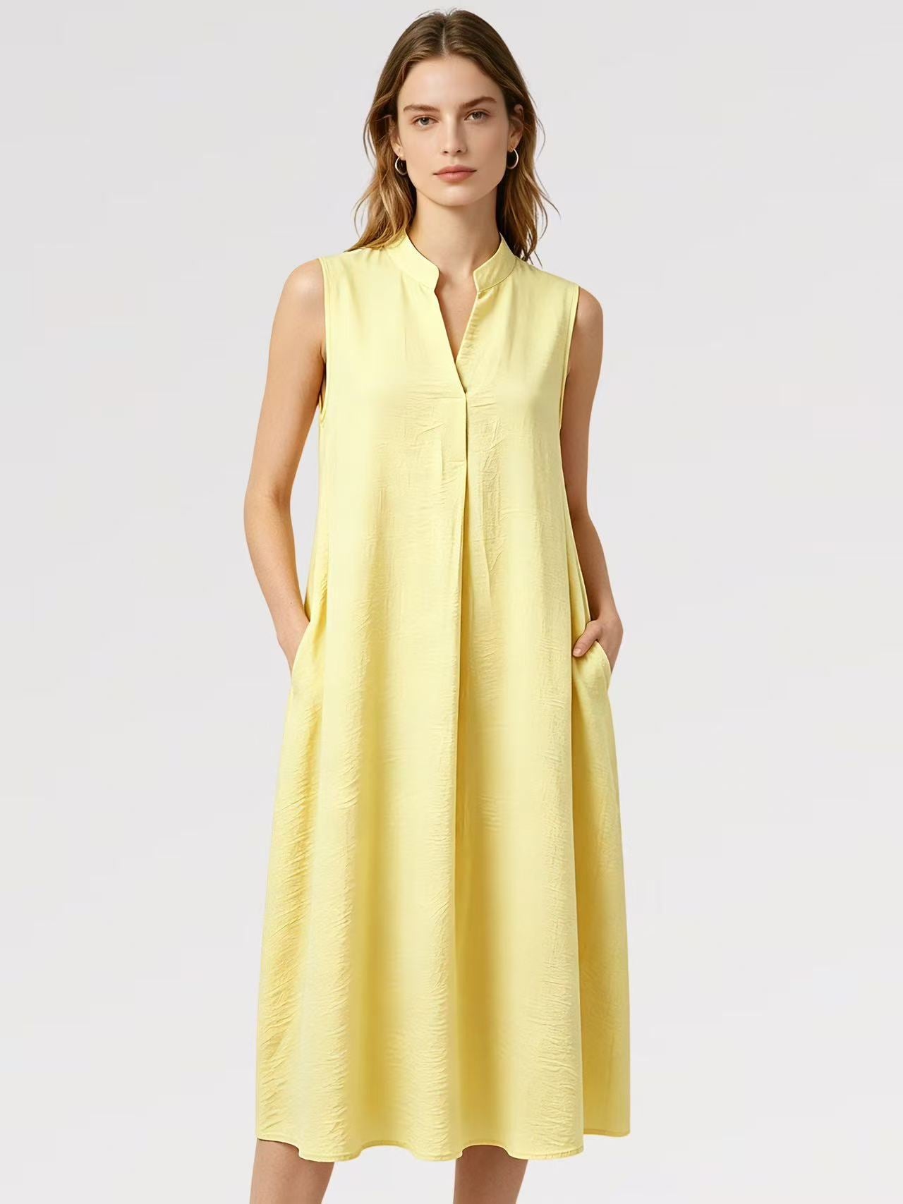 Abito Maxi Dress Fluido - Made in Italy