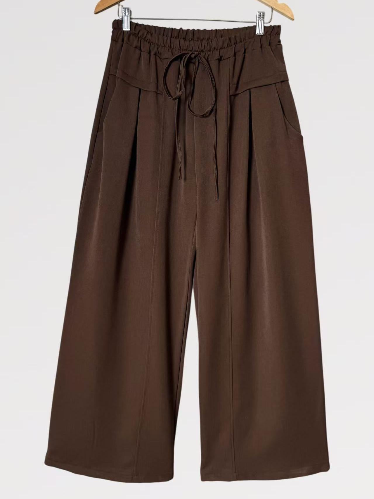 Pantaloni Culotte Donna – Vita Elasticizzata - made in italy