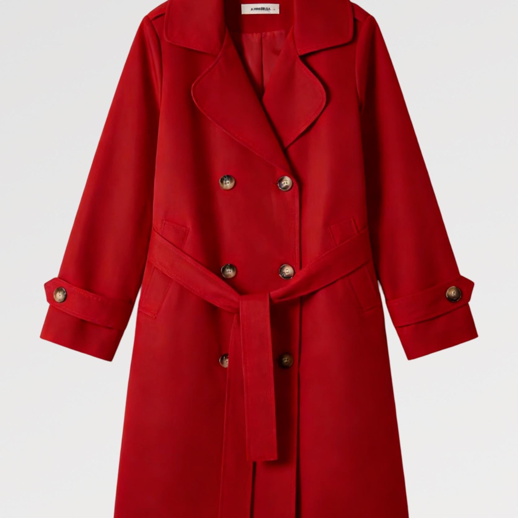 Trench Coat Elegance - Made in Italy - Eleganza Italiana con Stile Distintivo e Design Affascinante Sette Colori Eleganti Cuffia