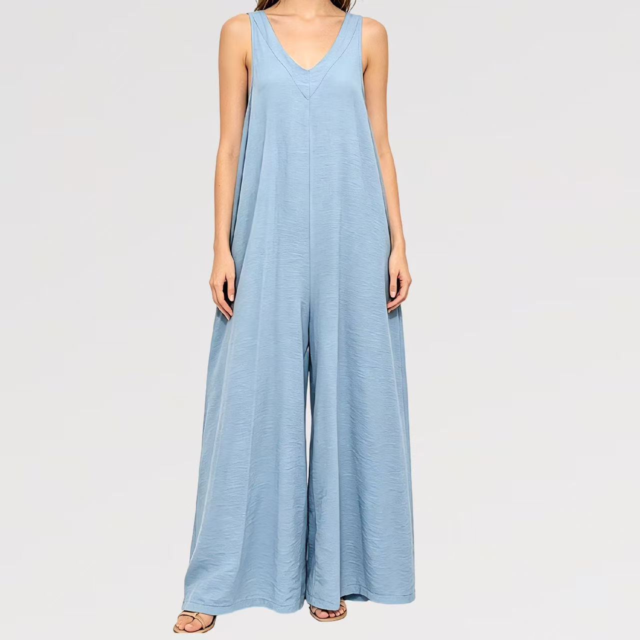 Tuta Infinity Flow – Jumpsuit Palazzo Viscosa - Made in Italy
