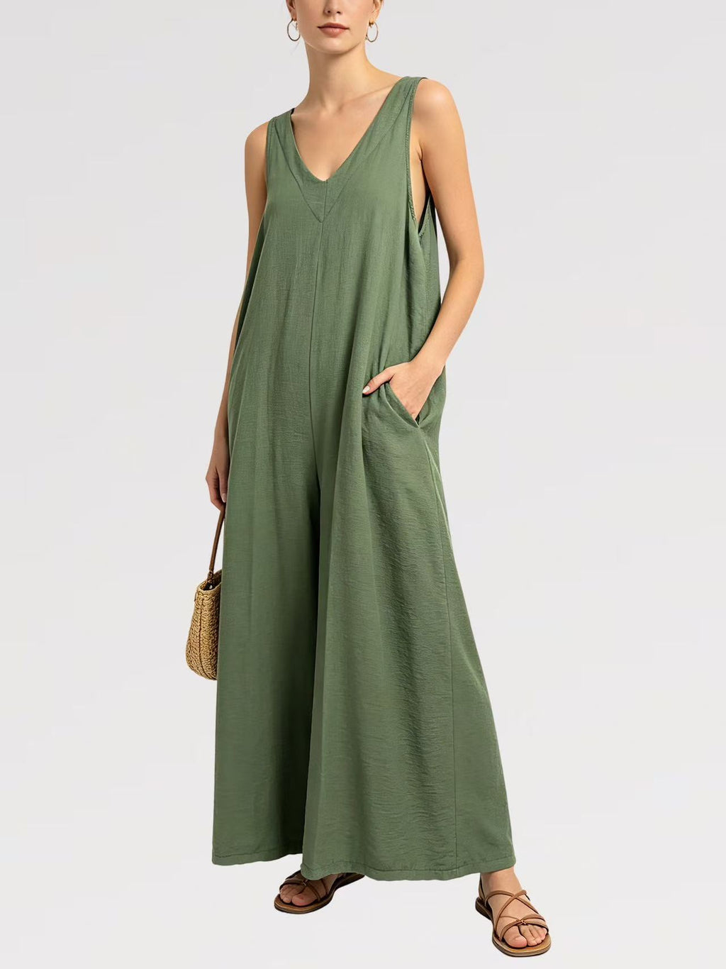 Tuta Infinity Flow – Jumpsuit Palazzo Viscosa - Made in Italy