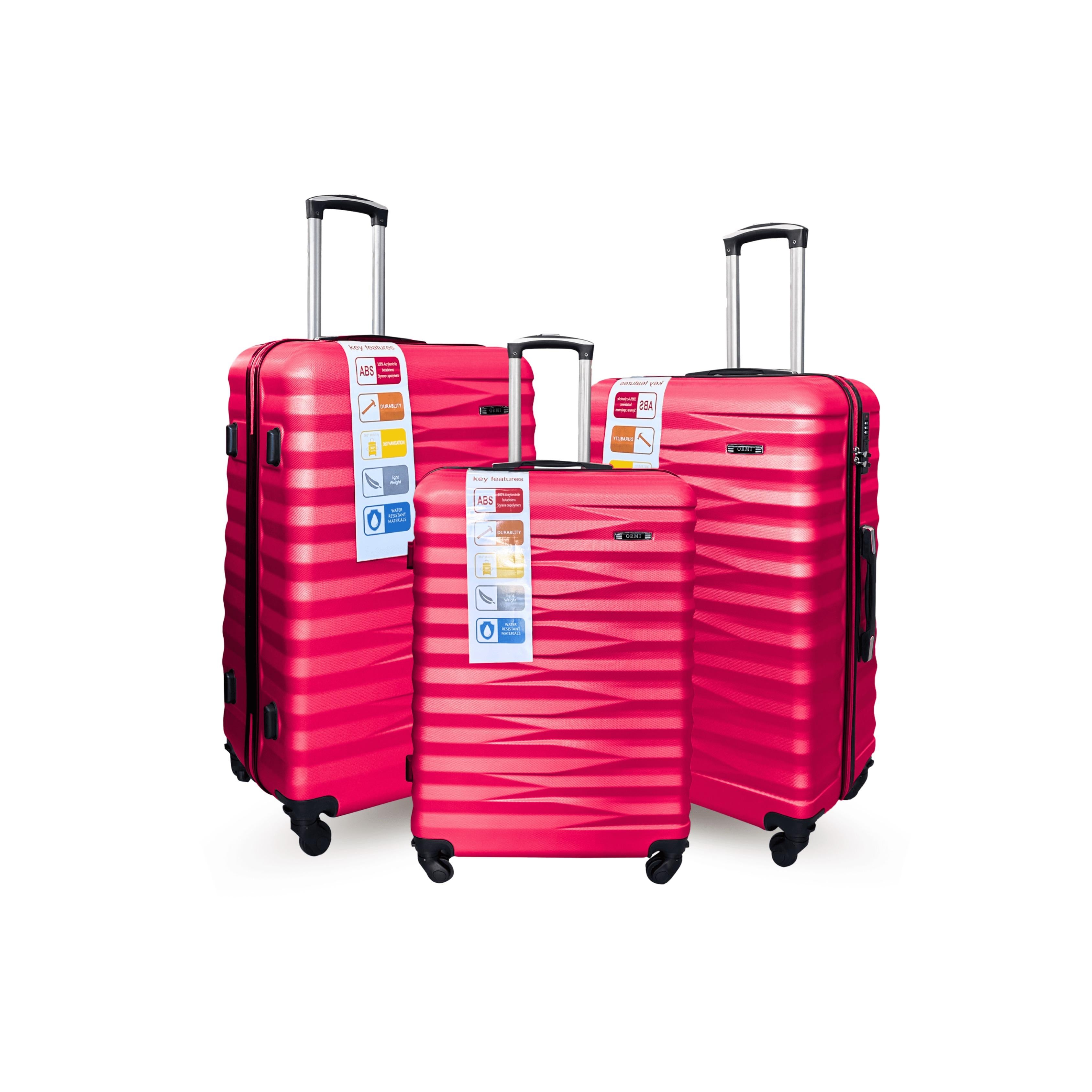 Set 3 Valigie ORMI WaveStyle (3 Pezzi) – S/M/L
