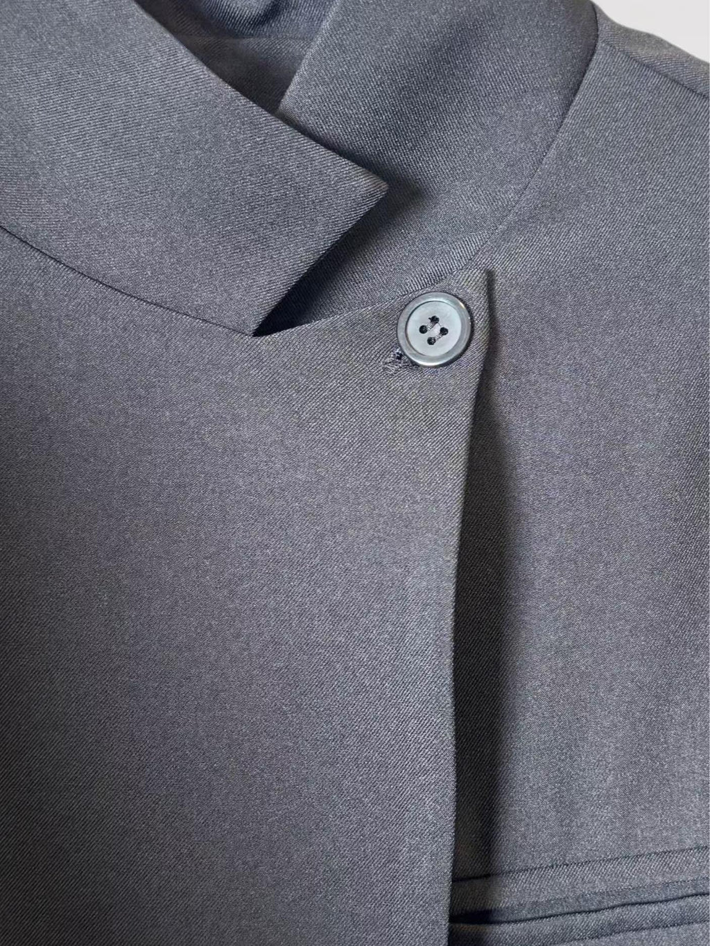 Blazer One Button Over Minimal Nero  – Made in Italy vestibilita' over