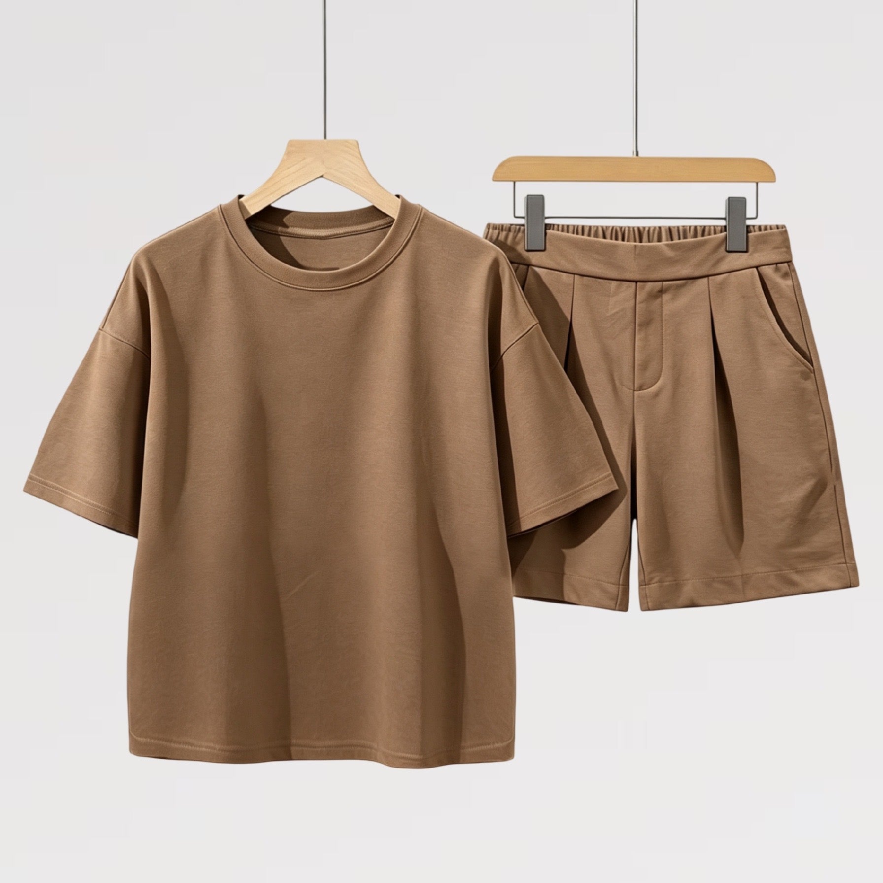 Oversize Sommer-Set Made in Italy Baumwolle Viskose-LADY FIRST
