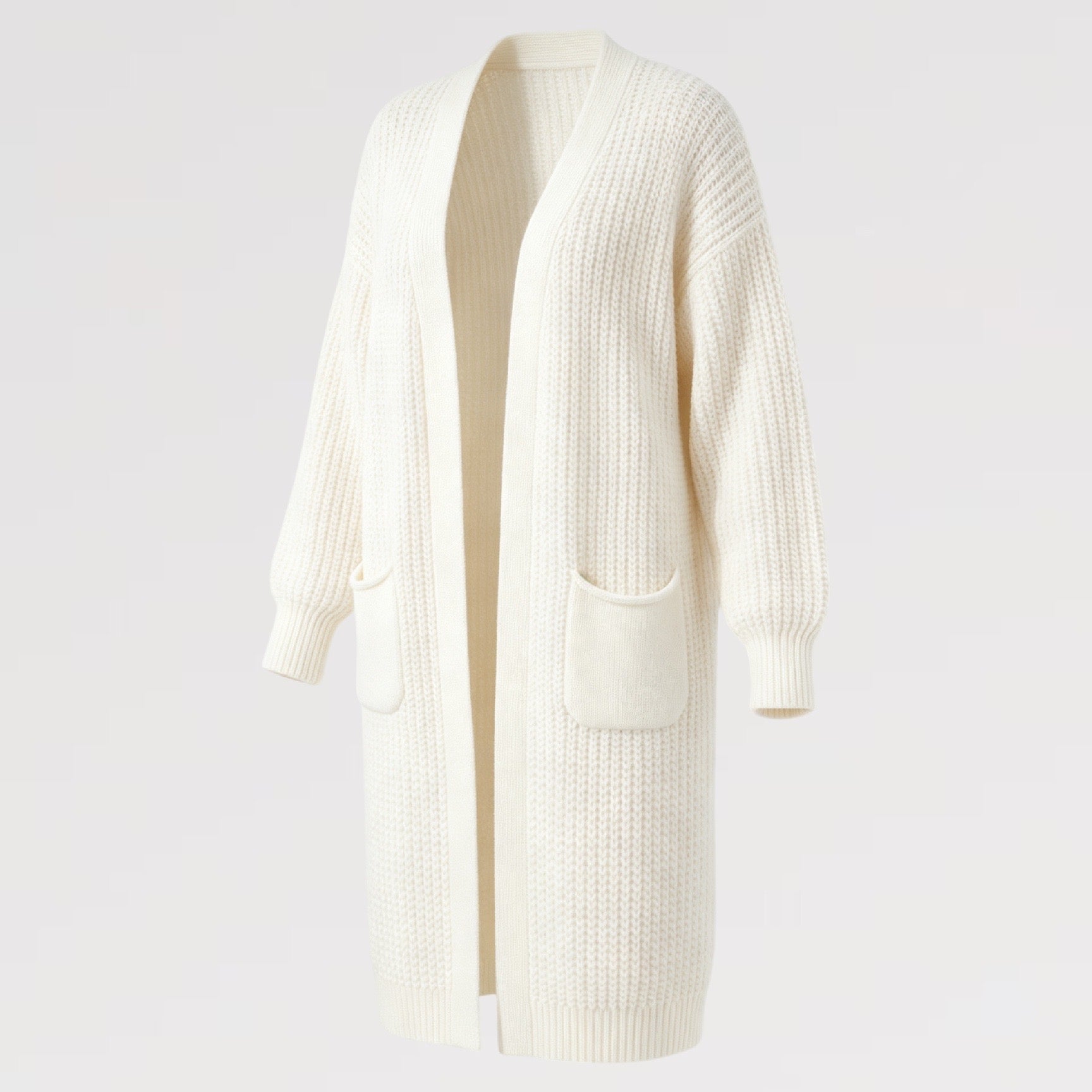 【Lady First】Maxi Cardigan MARA Comfort Soft Style  – Made in Italy