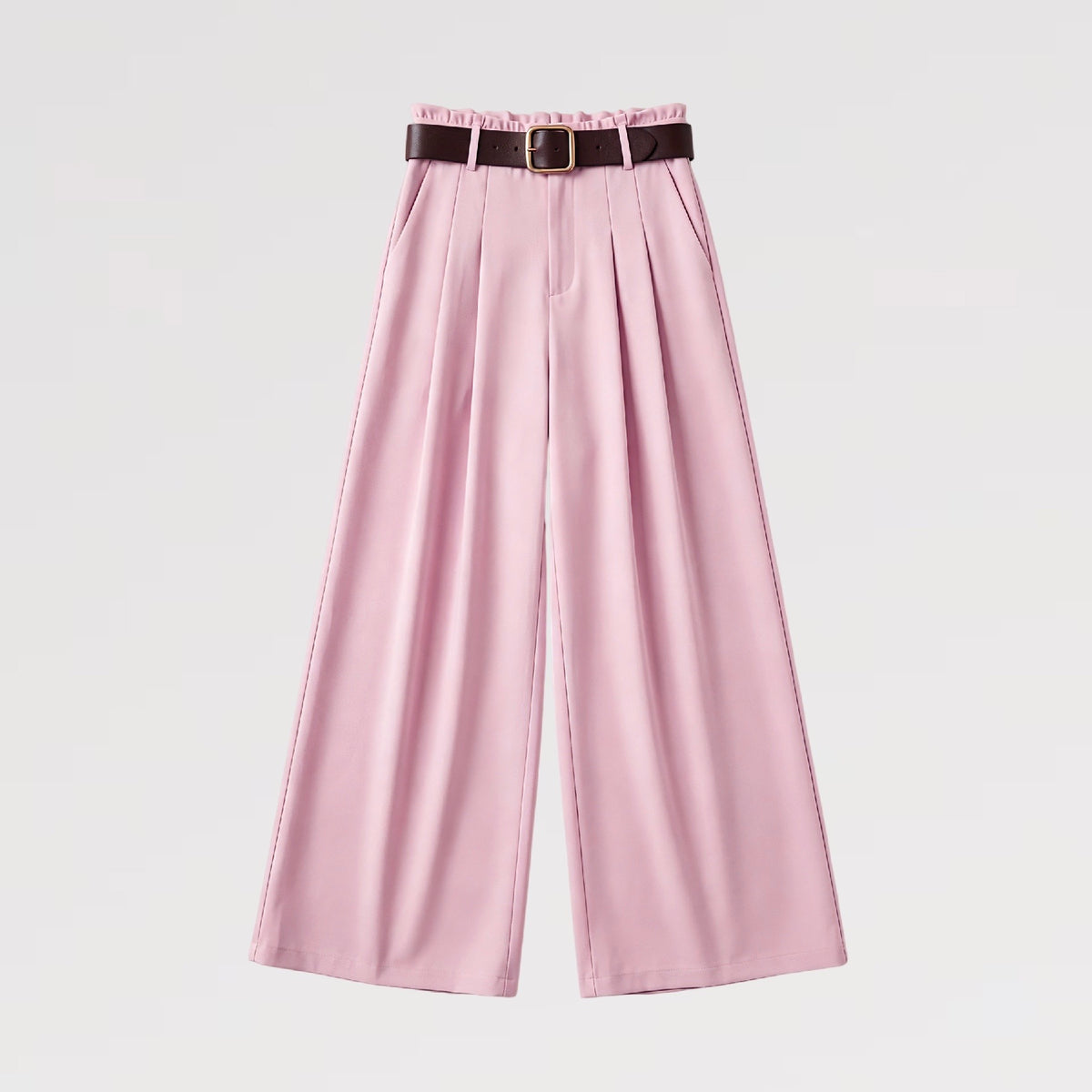 【Lady First】Pantalone ELLA Palazzo con Cintura in Vita - Made in Italy