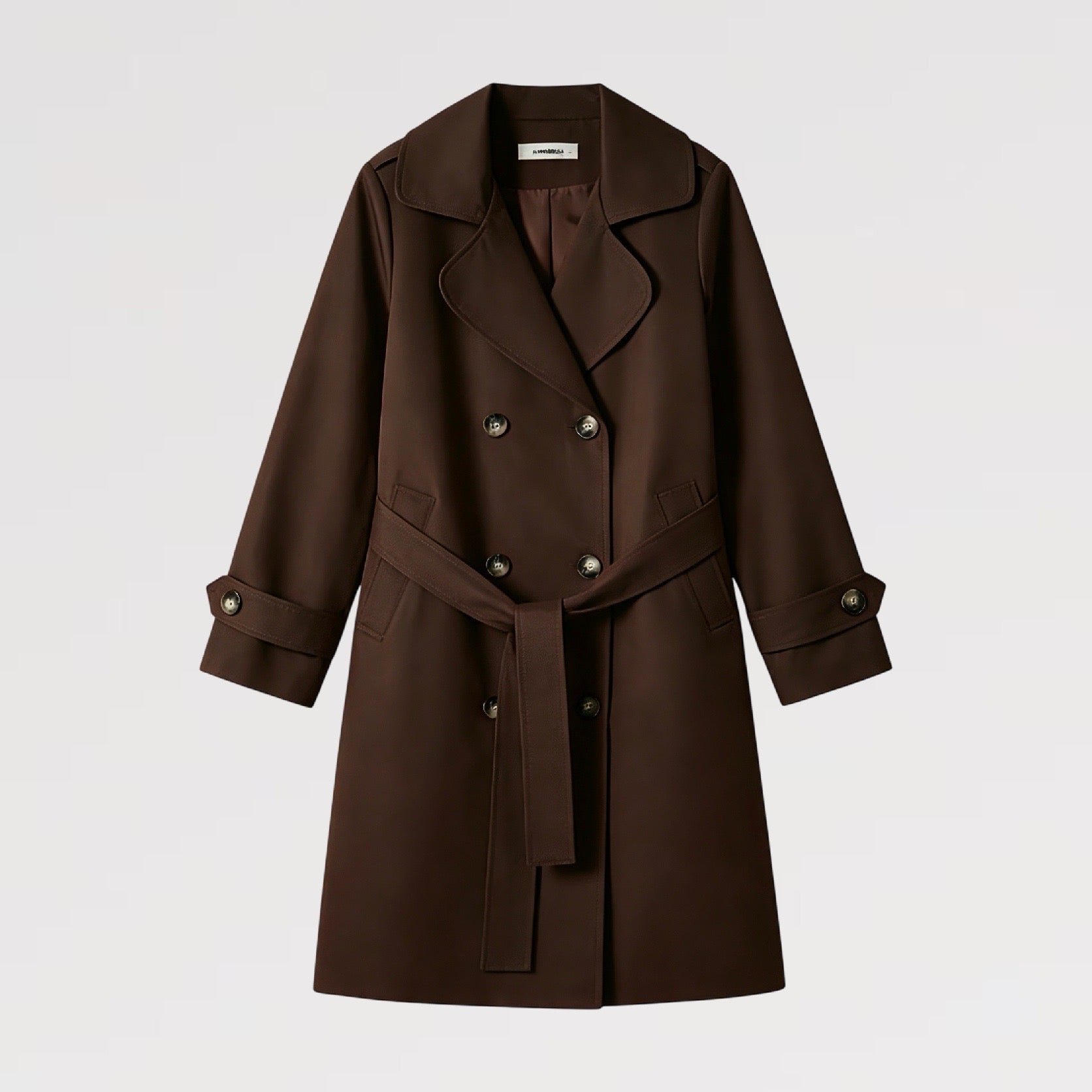 【Lady First】Trench Coat Elegance - Made in Italy - Eleganza Italiana con Stile Distintivo e Design Affascinante Sette Colori Eleganti Cuffia