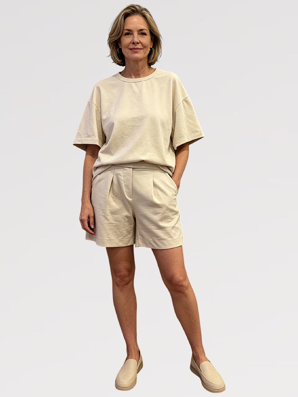 Set Estivo Oversize Made in Italy Cotone Viscosa-LADY FIRST