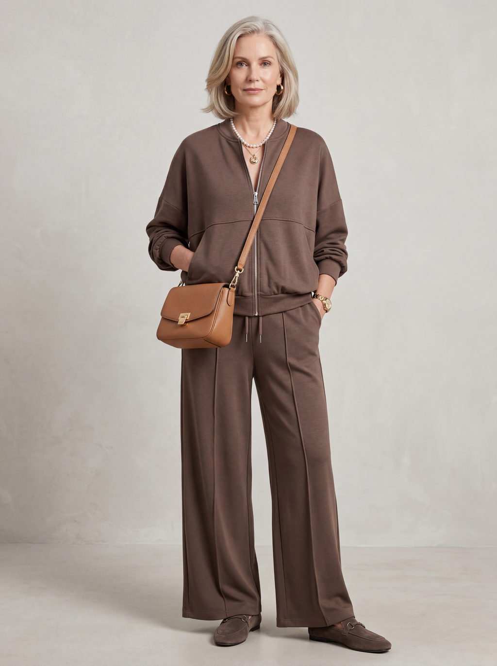 Completo Comfort Sporty & Wide Pants - Made in Italy