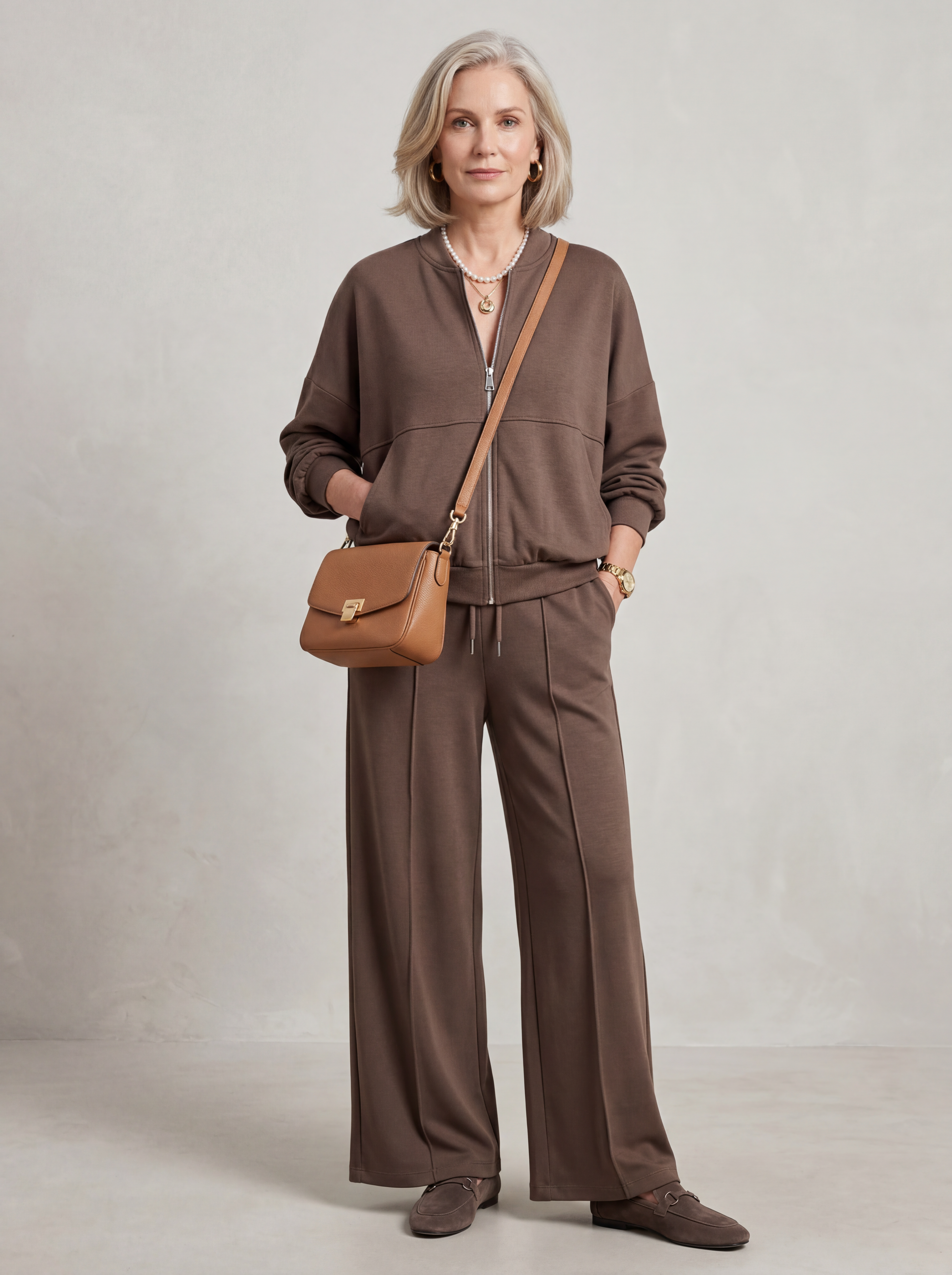 Completo Comfort Sporty & Wide Pants - Made in Italy