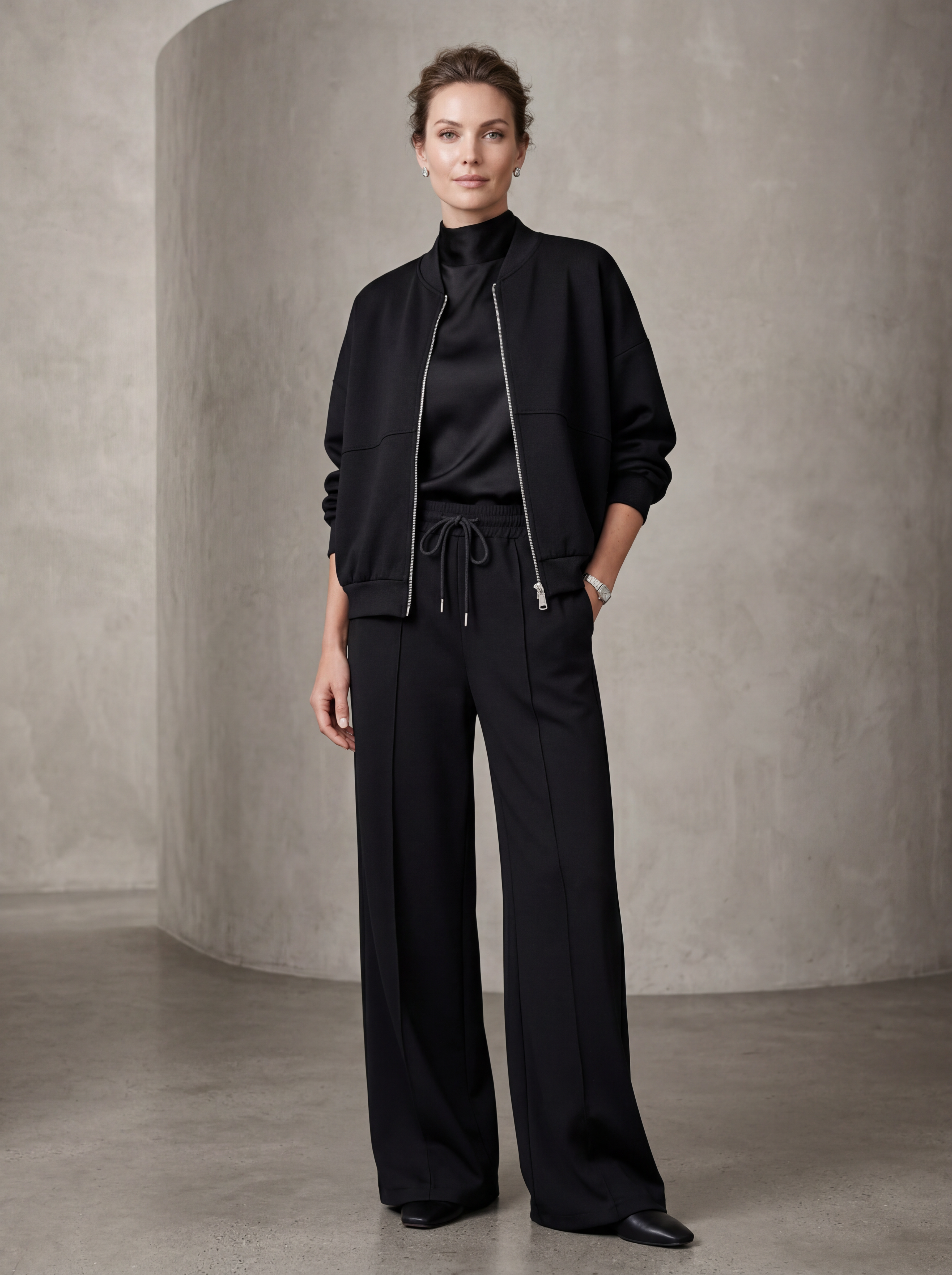 Completo Comfort Sporty & Wide Pants - Made in Italy