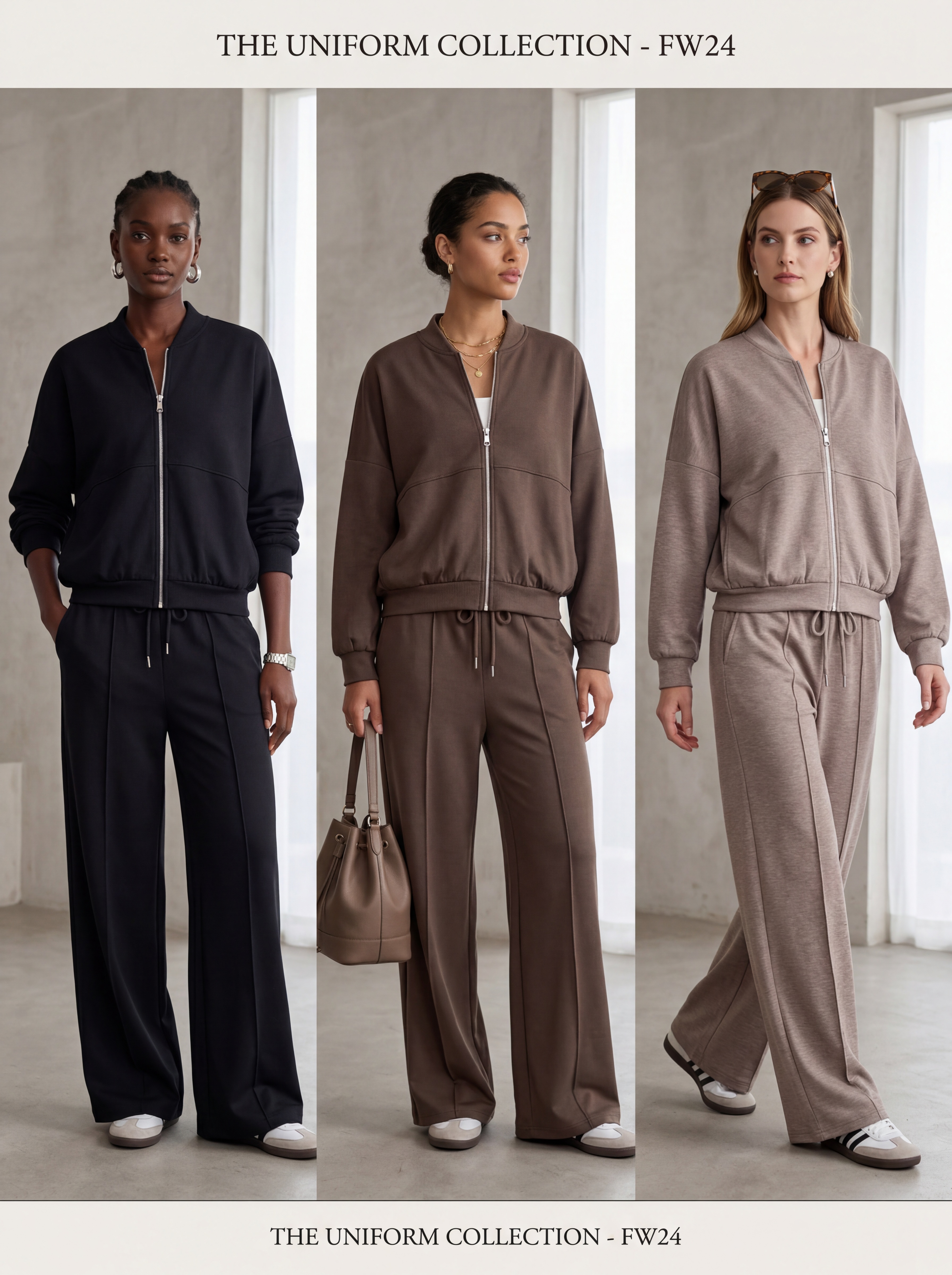 Completo Comfort Sporty & Wide Pants - Made in Italy