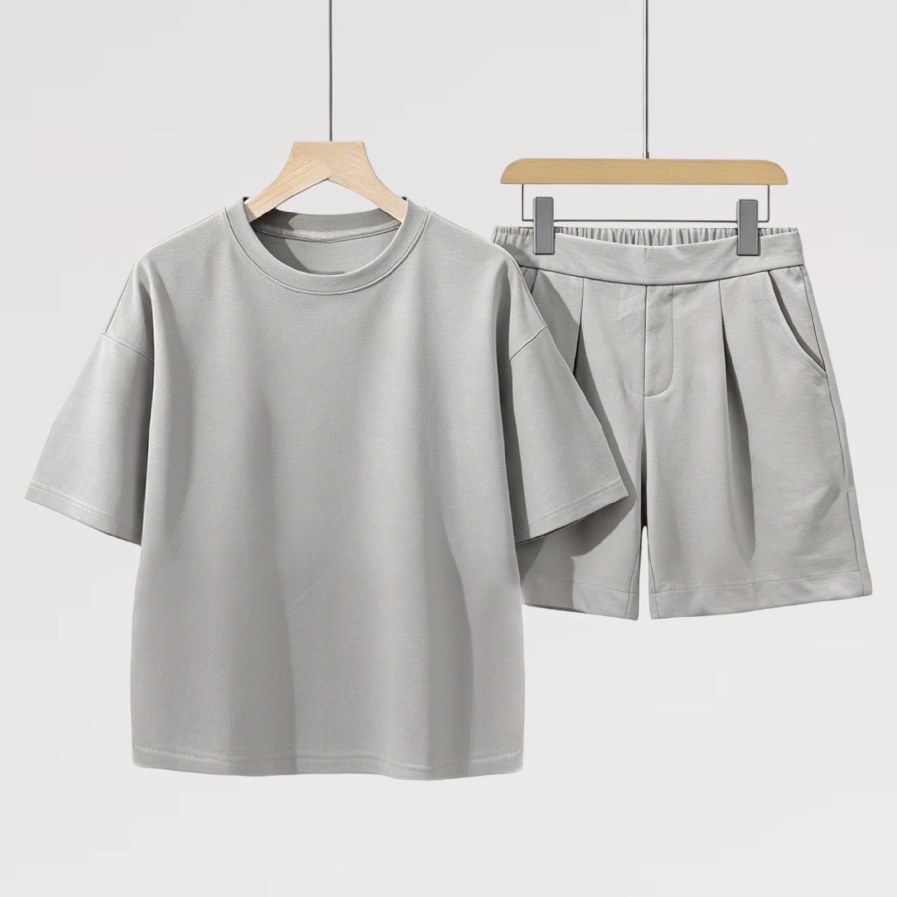 Oversize Sommer-Set Made in Italy Baumwolle Viskose-LADY FIRST