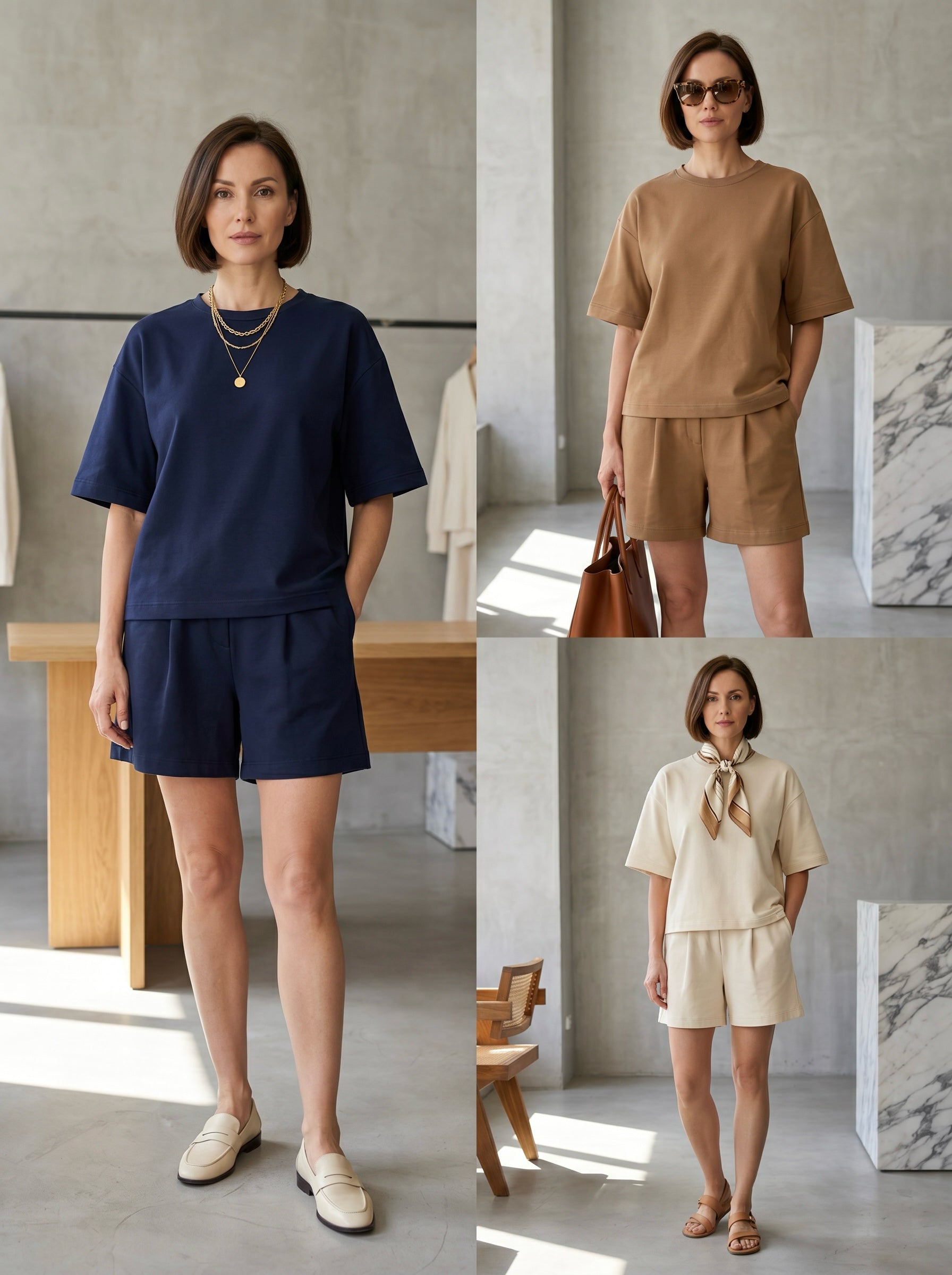 Set Estivo Oversize Made in Italy Cotone Viscosa-LADY FIRST