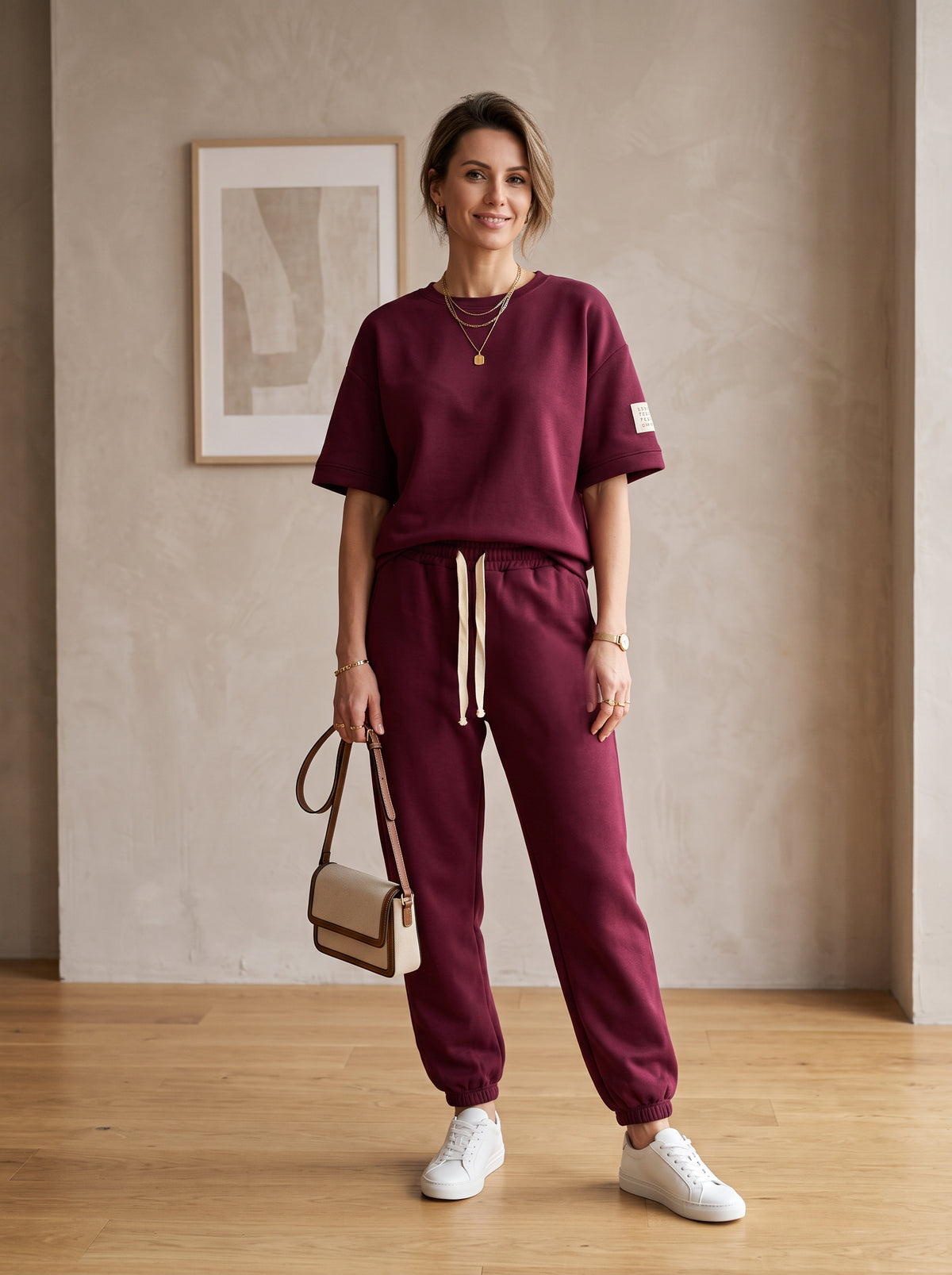 【Lady First】Completo Relax Maniche Corte - Made in Italy
