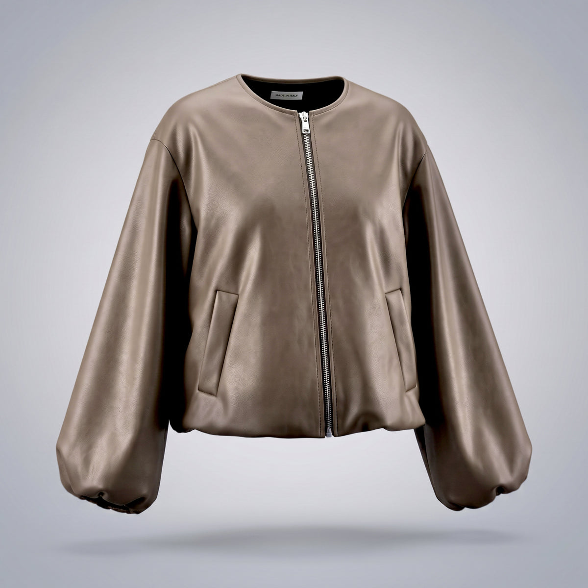 【Lady First】Giacca ecopelle Greta – Made in Italy