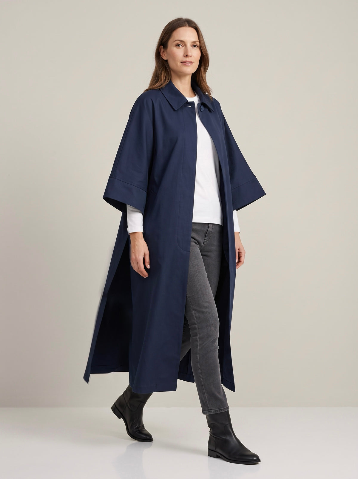 【Lady First】STELLA  Cappotto Trench Oversize