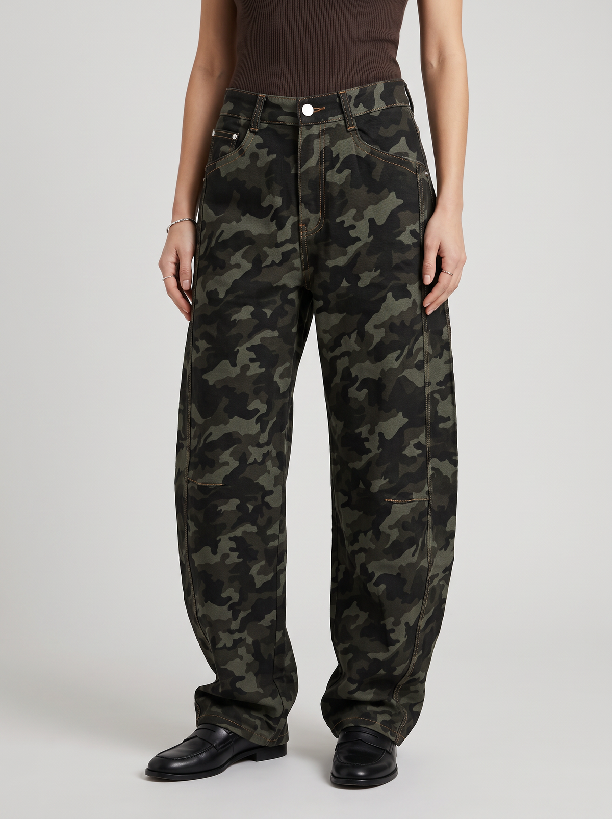 【Lady First】Jeans Balloon Julia Donna in cotone elastico