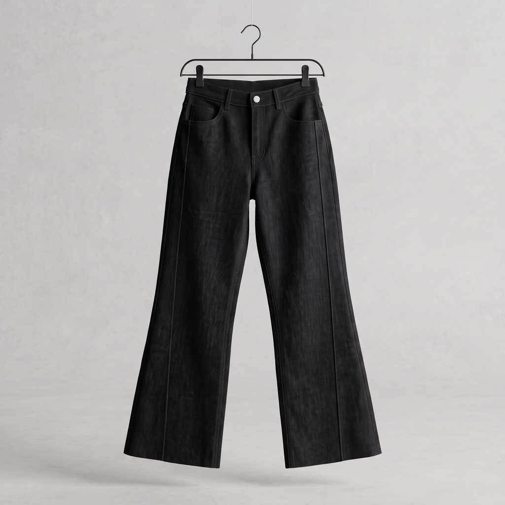 【Lady First】Jeans Angela a zampa vita alta