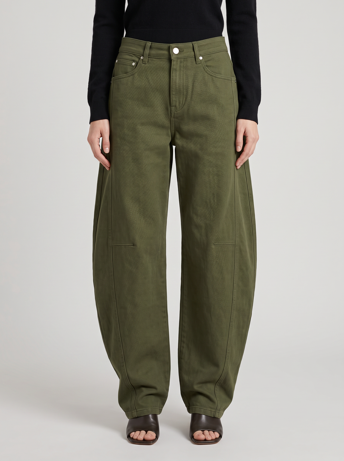 【Lady First】Jeans Balloon Julia Donna in cotone elastico