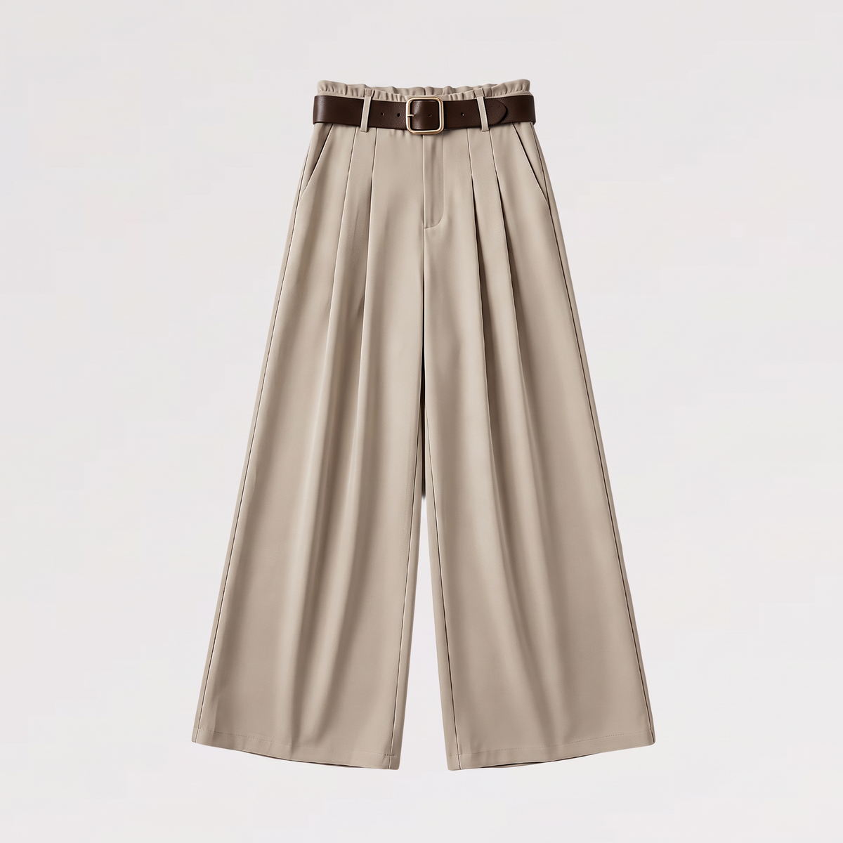 【Lady First】Pantalone ELLA Palazzo con Cintura in Vita - Made in Italy