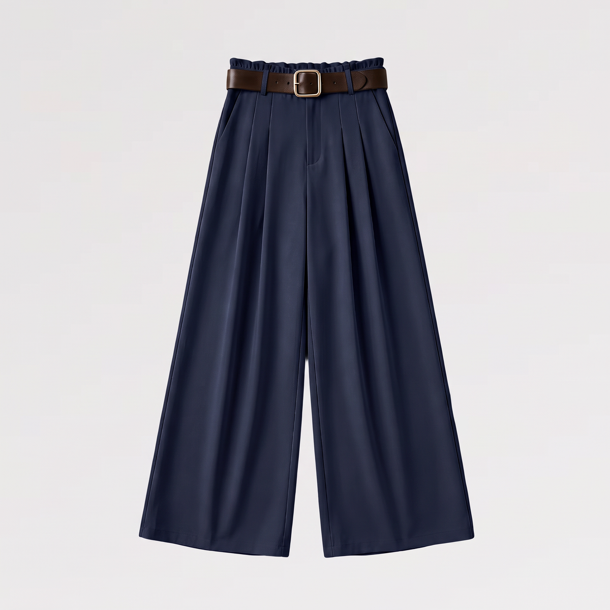 【Lady First】Pantalone ELLA Palazzo con Cintura in Vita - Made in Italy