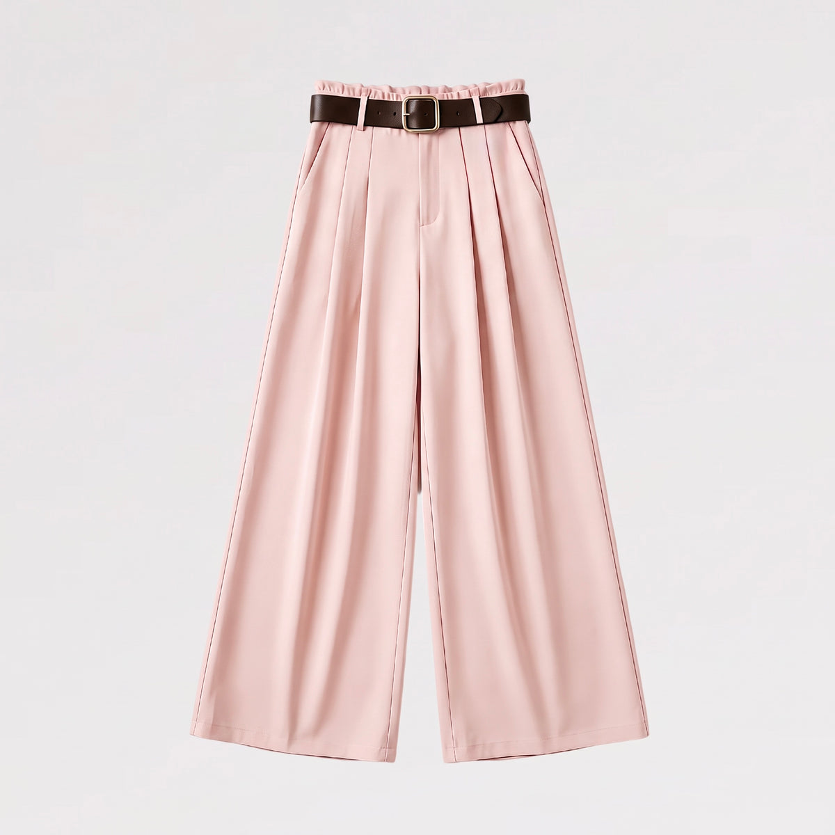 【Lady First】Pantalone ELLA Palazzo con Cintura in Vita - Made in Italy