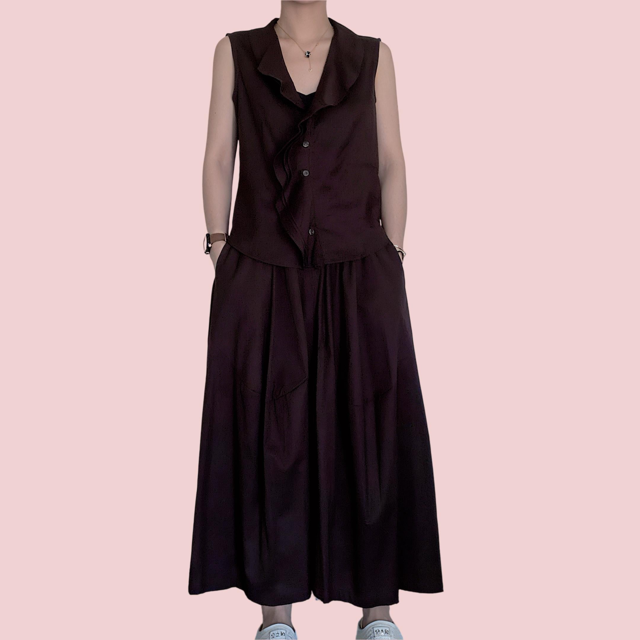 Completo in cotone "Onde chic" - Coordinato set 2 pezzi - Made in Italy