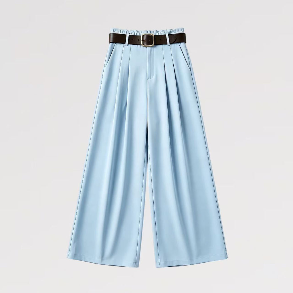Pantalone Palazzo con Cintura in Vita - Made in Italy
