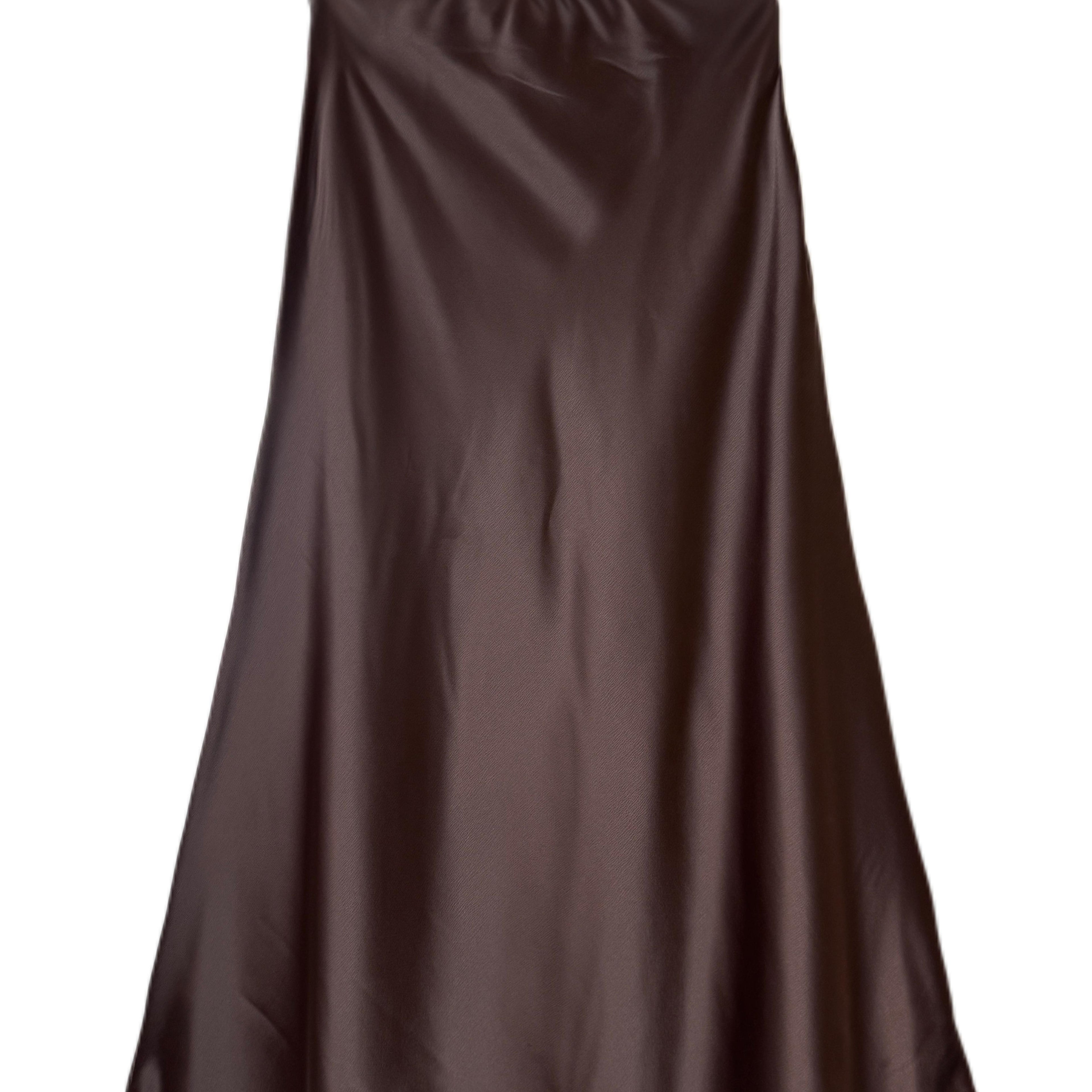 Gonna Lunga Effetto Raso Made in Italy con Finish Luminoso e Setoso Taglio Fluido e Elasticizzata per Comfort e Eleganza Perfetta per Occasioni Speciali