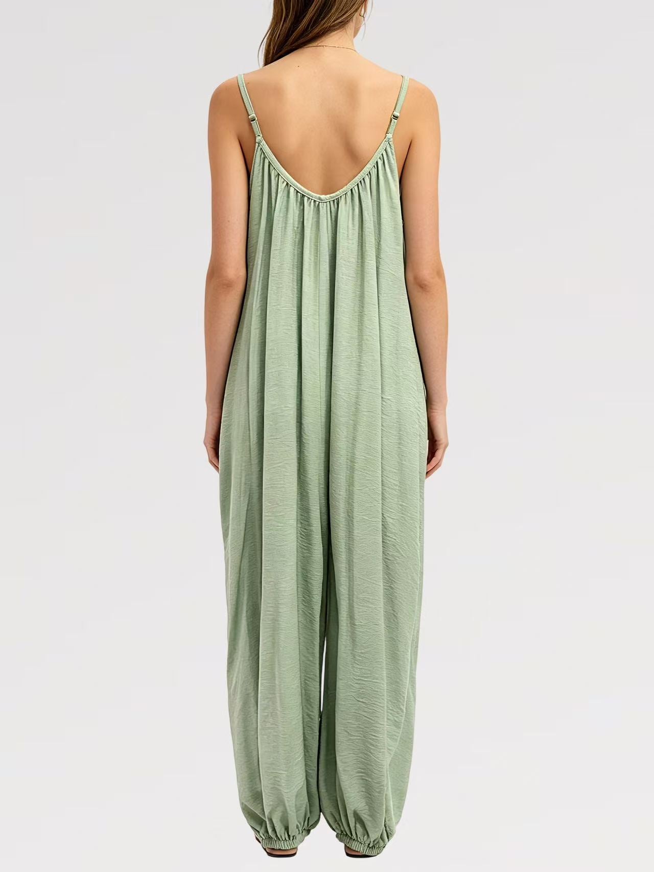 Tuta Boho Breeze – Jumpsuit Morbida - viscosa - Made in Italy