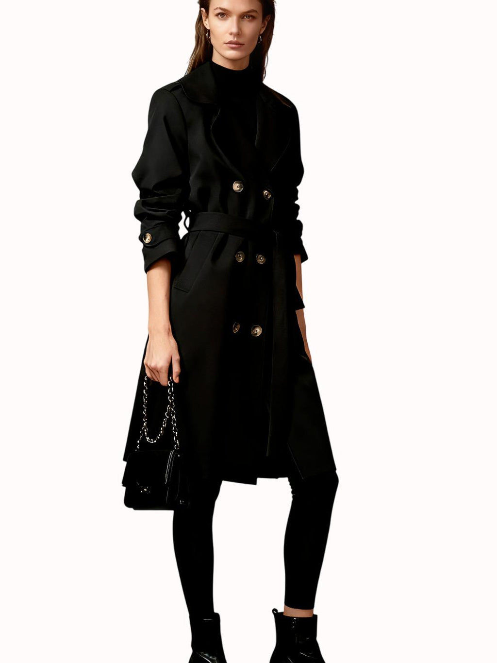 Trench Coat Elegance - Made in Italy - Eleganza Italiana con Stile Distintivo e Design Affascinante Sette Colori Eleganti Cuffia