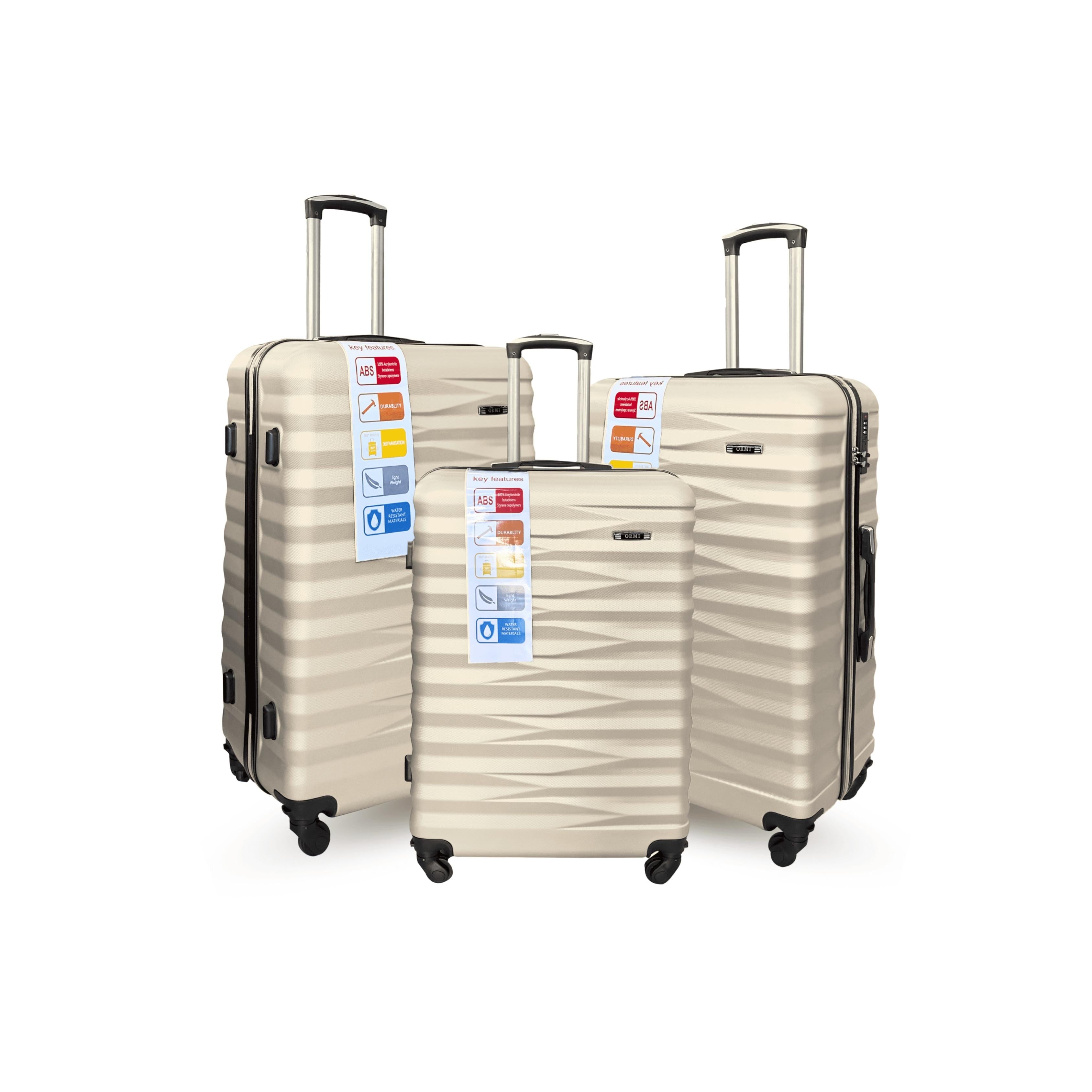 Set 3 Valigie ORMI WaveStyle (3 Pezzi) – S/M/L