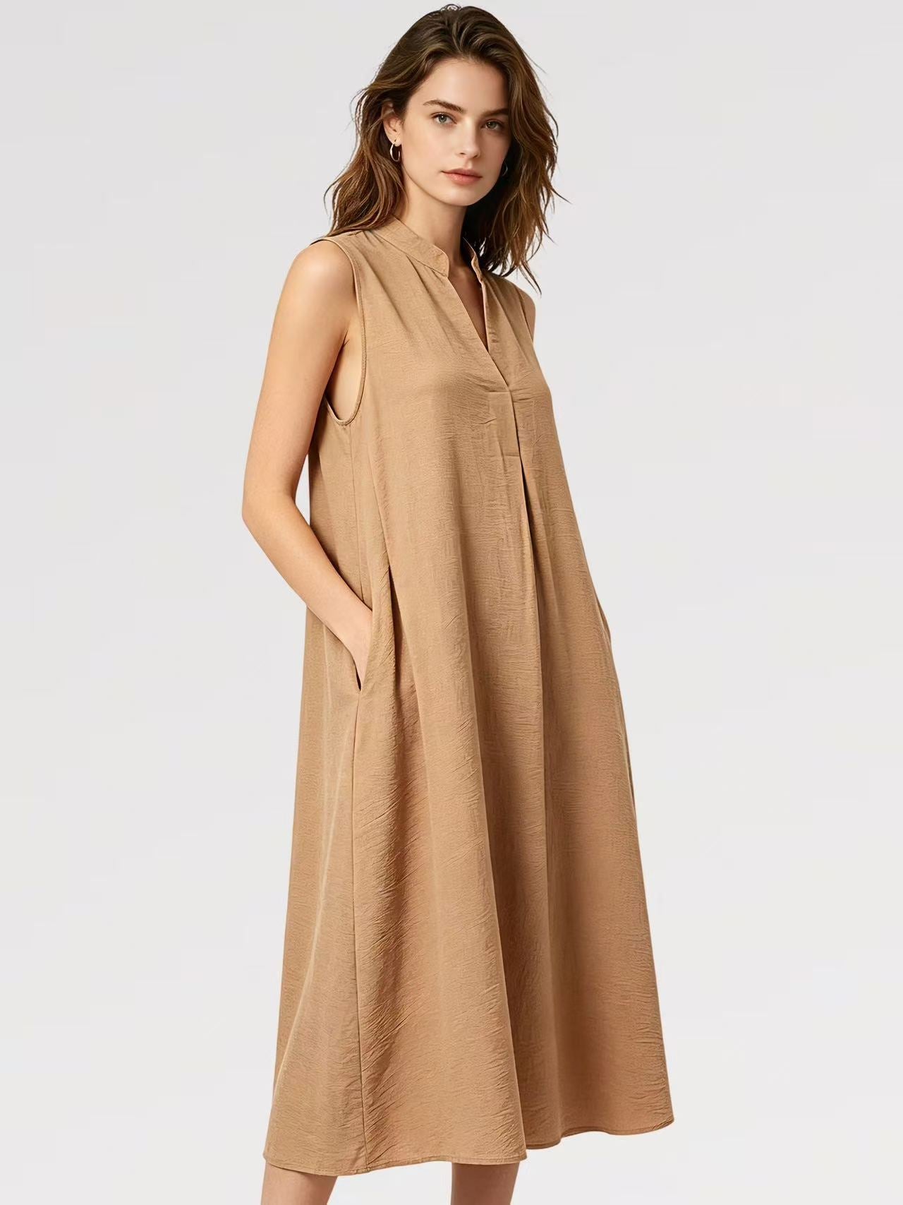 Abito Maxi Dress Fluido - Made in Italy