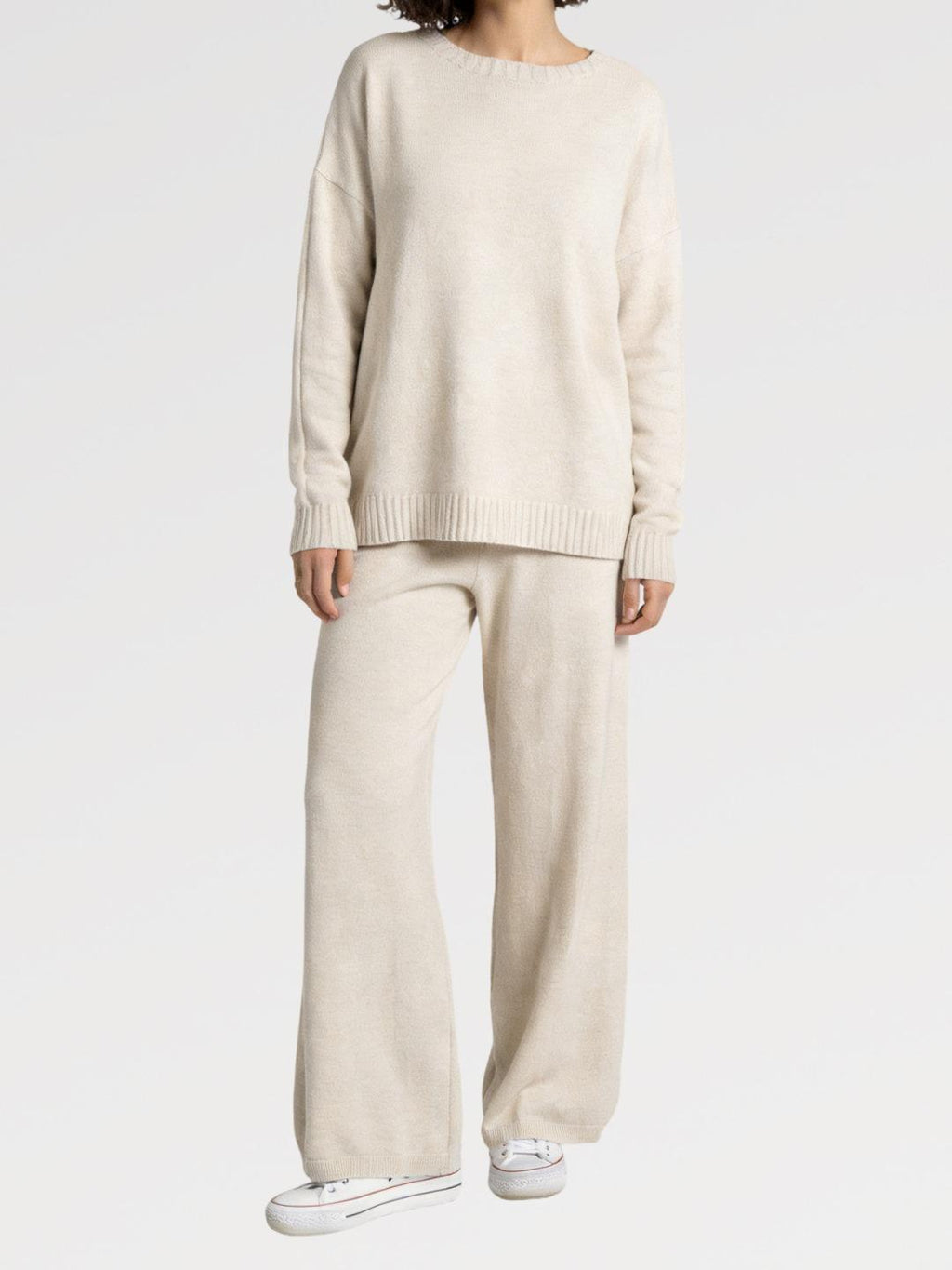 Completo Comfort Luxe in Maglieria - Made in Italy Set Lounge Casual Set Di Abbigliamento Coordinato