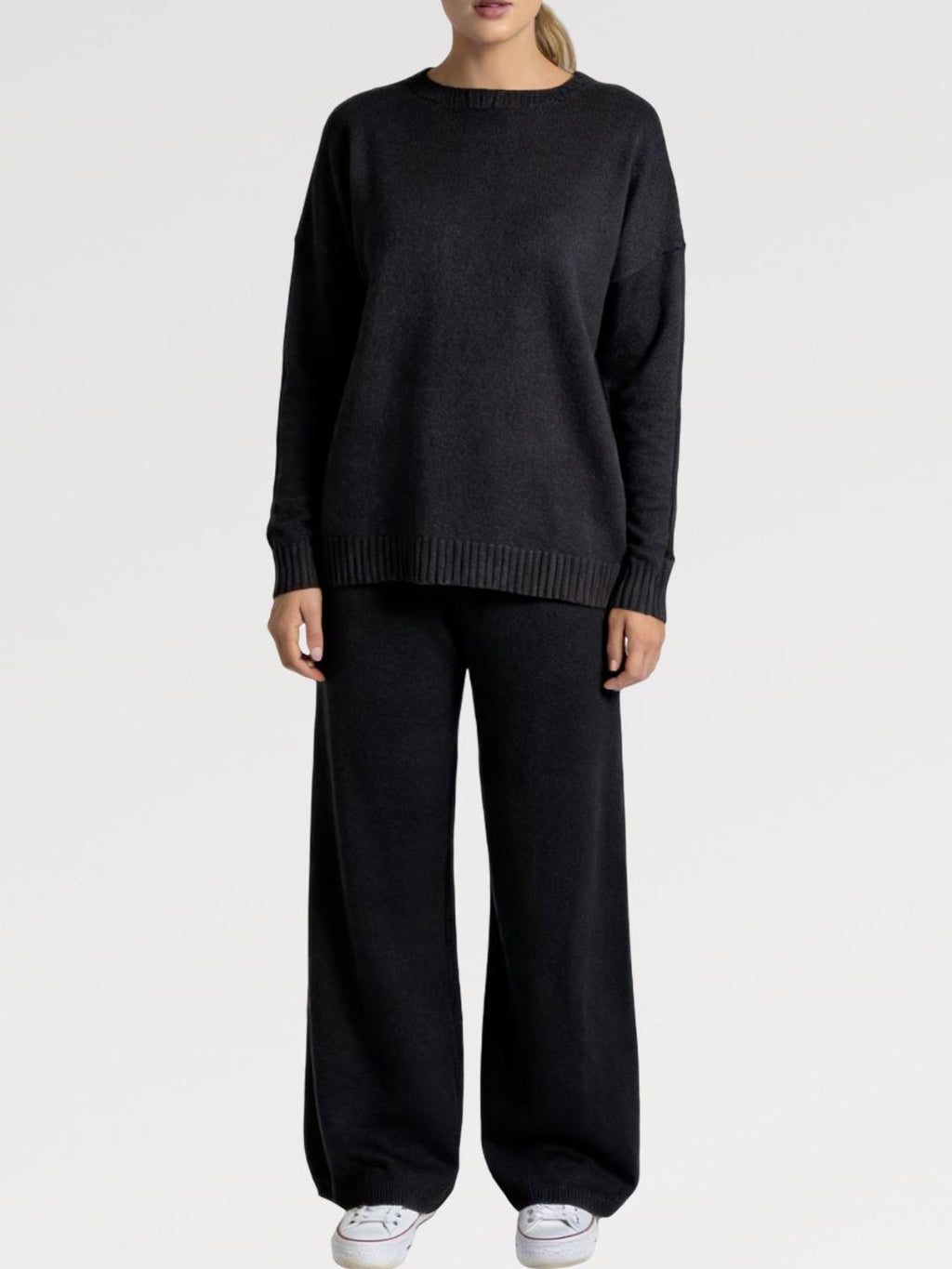 Completo Comfort Luxe in Maglieria - Made in Italy Set Lounge Casual Set Di Abbigliamento Coordinato
