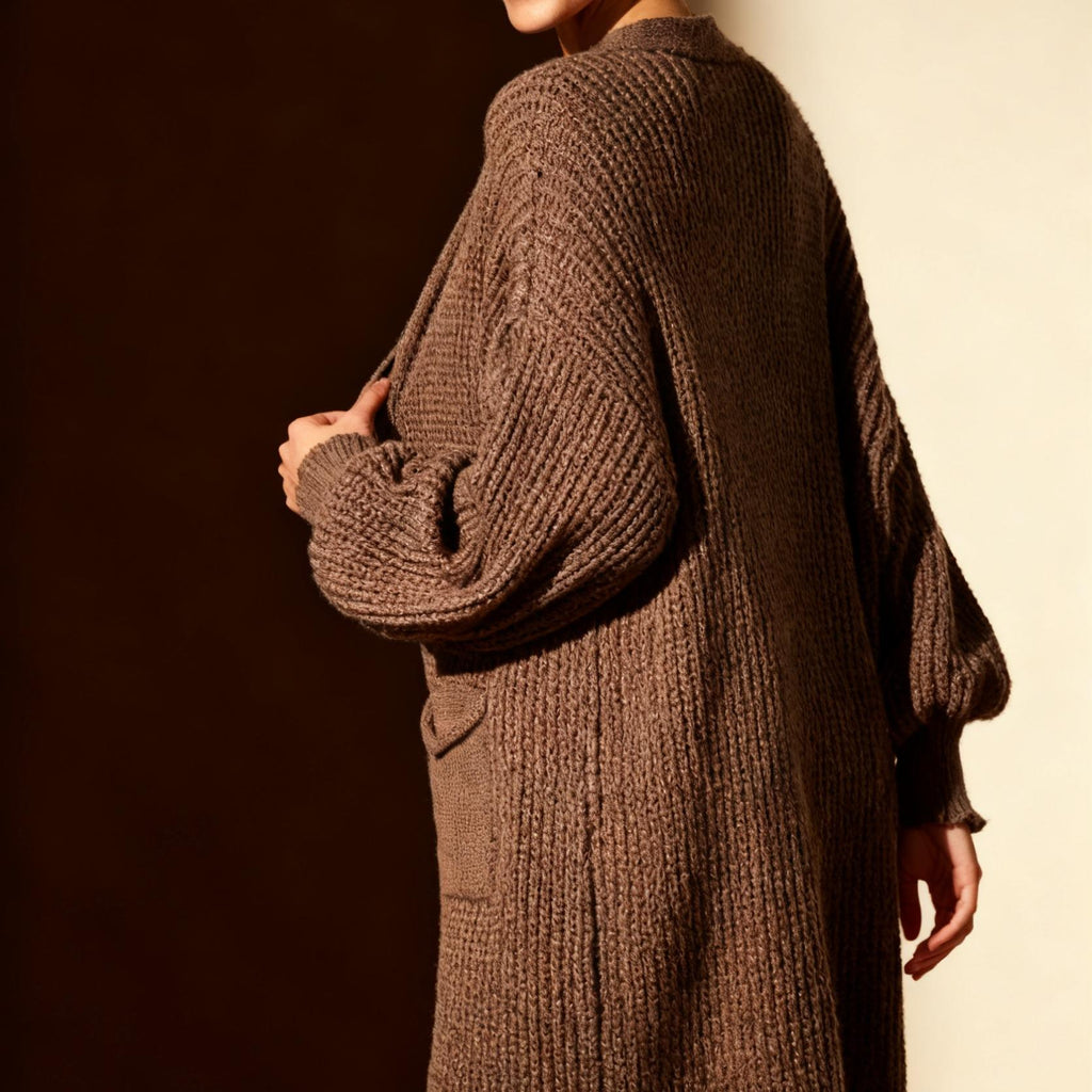Maxi Cardigan Comfort Soft Style  – Made in Italy