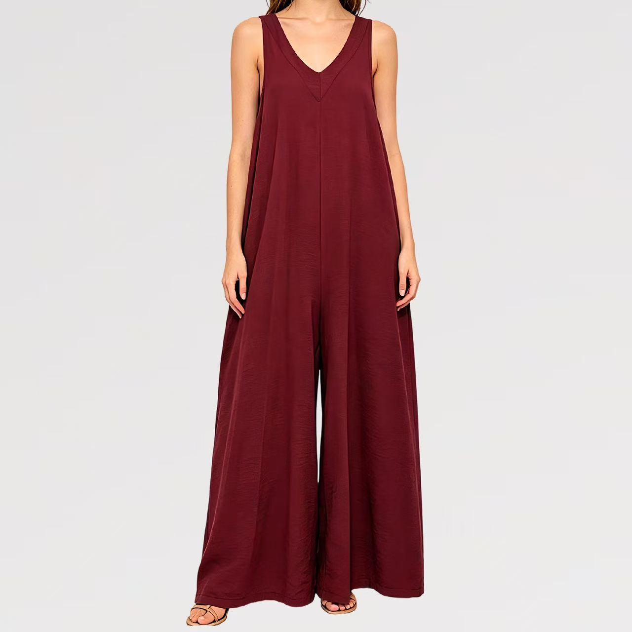 Tuta Infinity Flow – Jumpsuit Palazzo Viscosa - Made in Italy