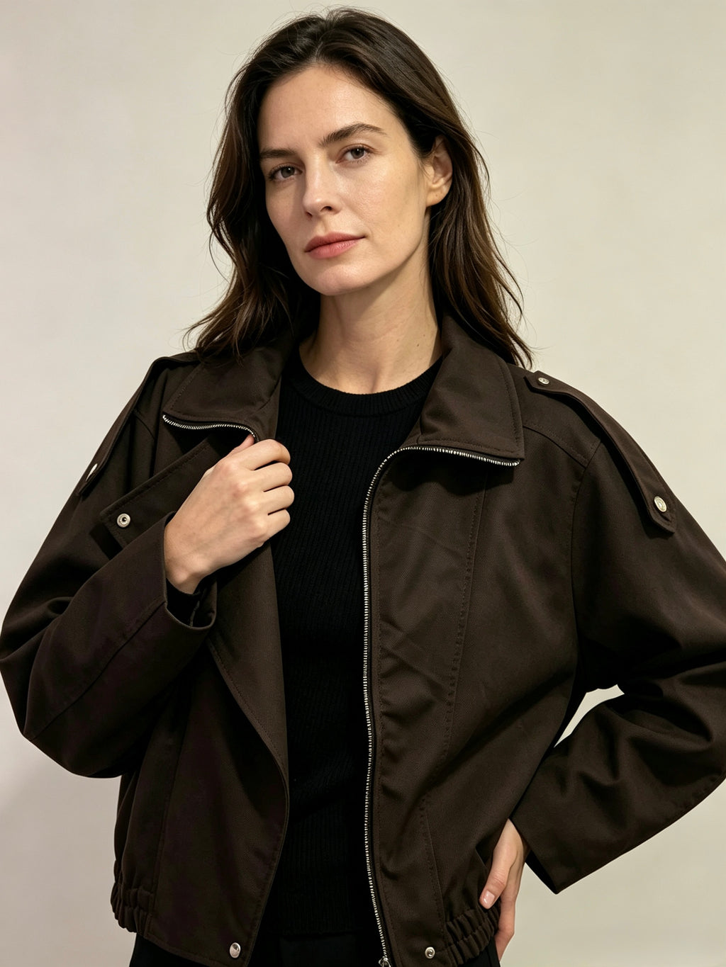 【Lady First】Giacca Aurora oversize Made in Italy