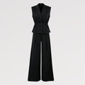 Completo 2 pezzi Gilet Sartoriale & Pantalone Palazzo - Made in Italy