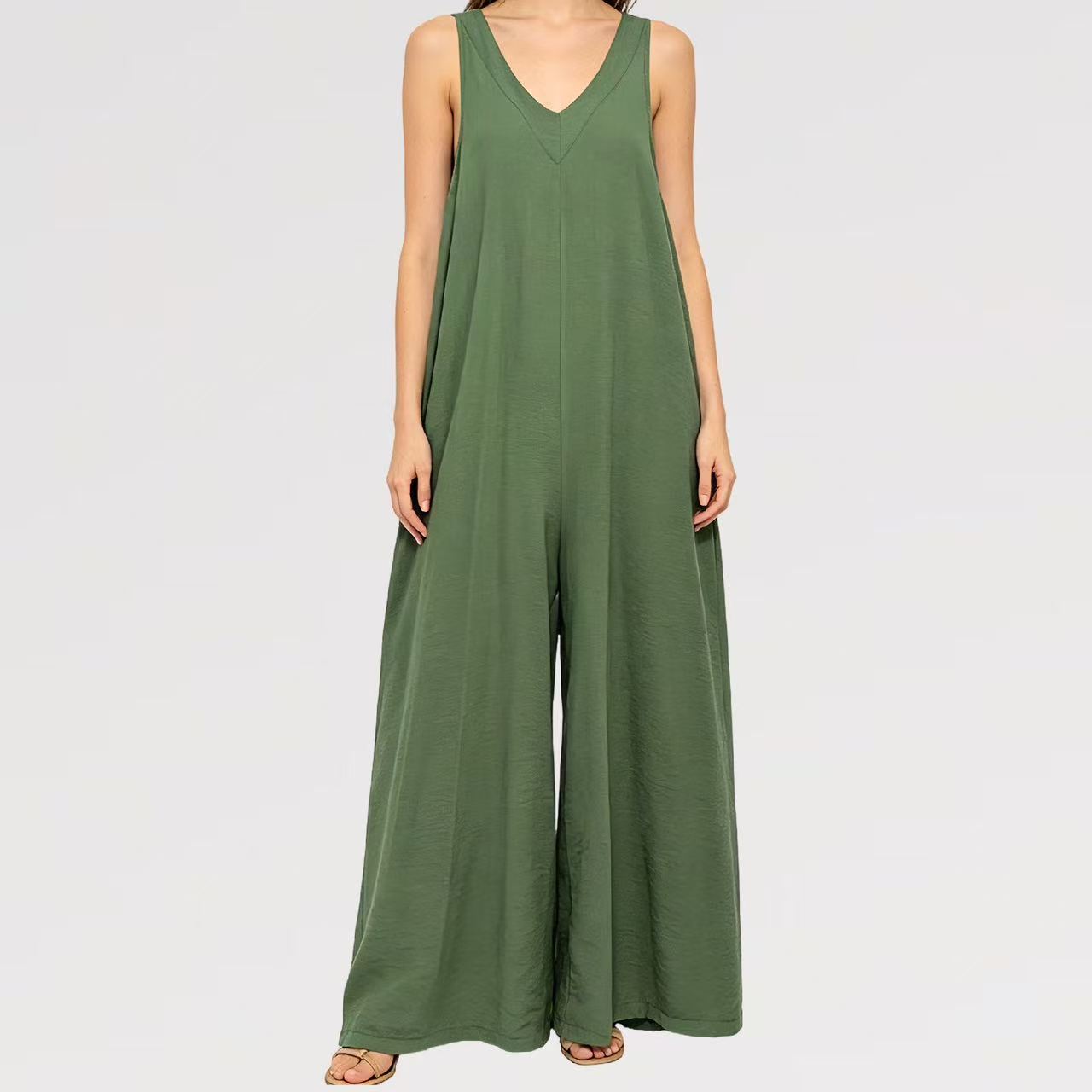 Tuta Infinity Flow – Jumpsuit Palazzo Viscosa - Made in Italy