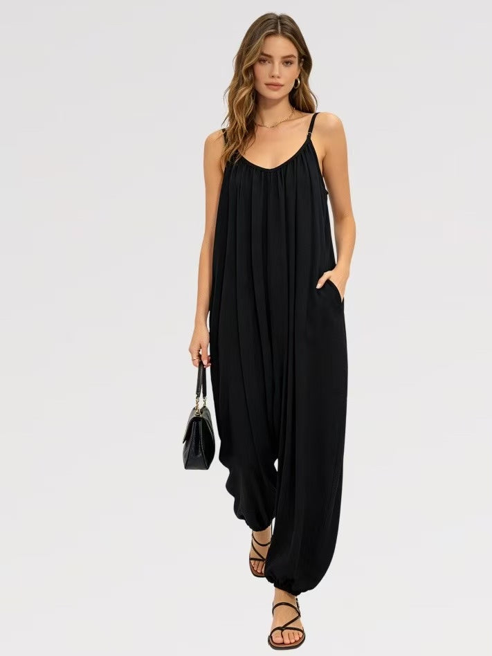 Tuta Boho Breeze – Jumpsuit Morbida - viscosa - Made in Italy